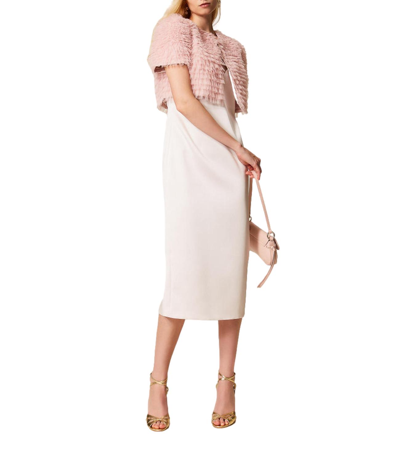 TWIN SET abito sabbia rosa donna