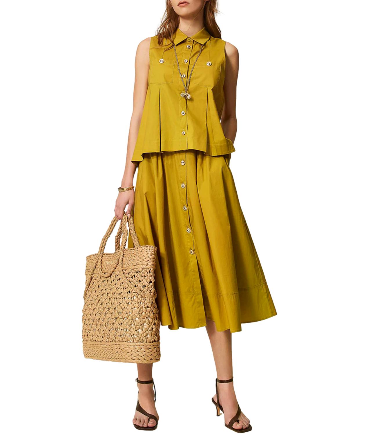 Gonna Twin Set 261TT2235 Donna - Verde Avocado Oil