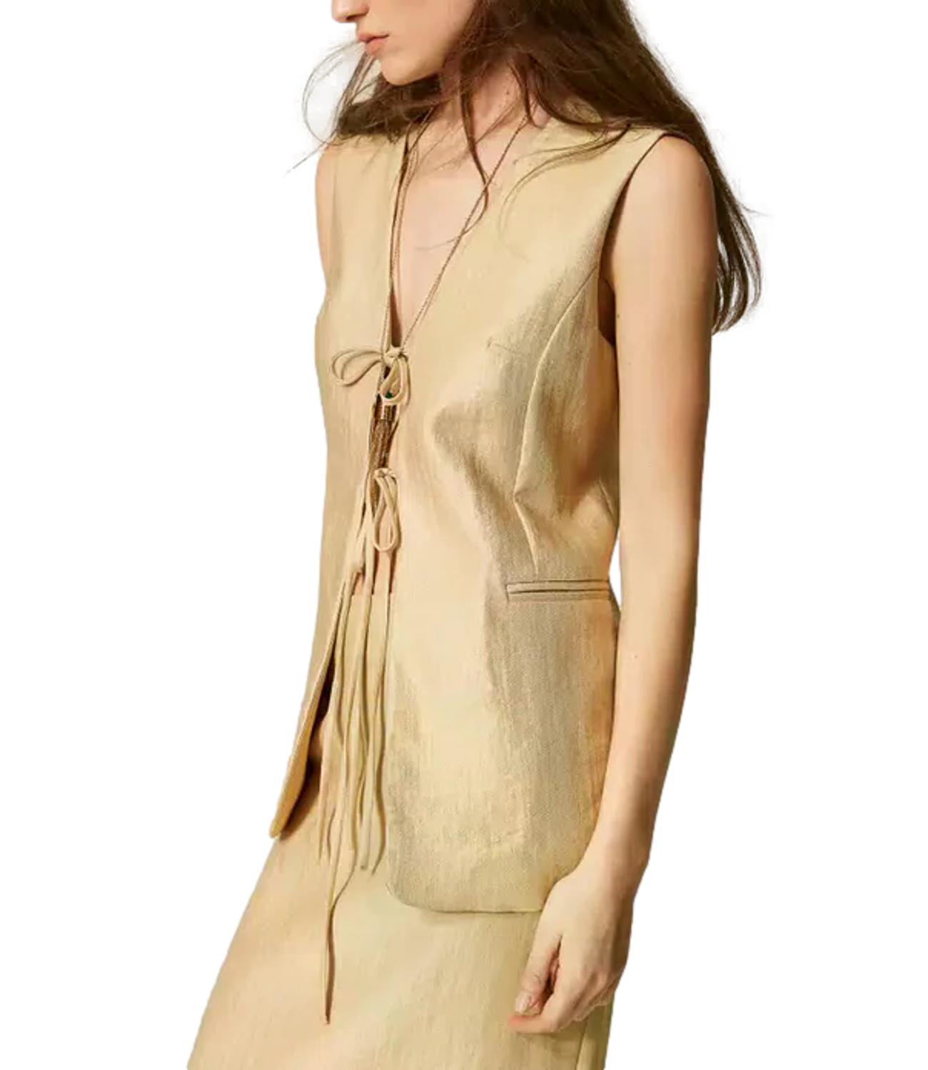 Gilet Twin Set 261TT2532 Donna - Golden Beige