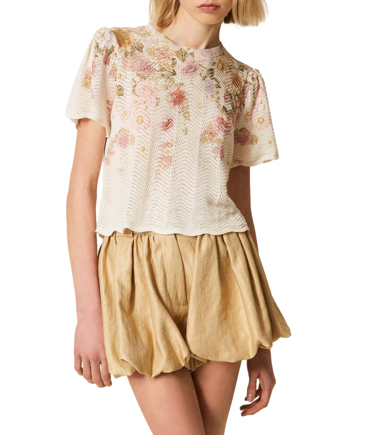 TWIN SET maglia floreale donna