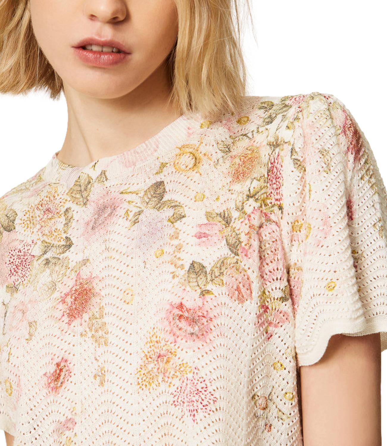 TWIN SET maglia floreale donna