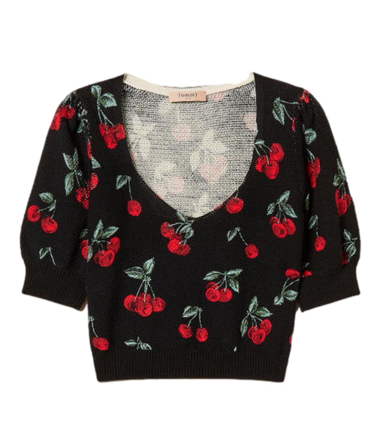 TWIN SET maglia nera donna