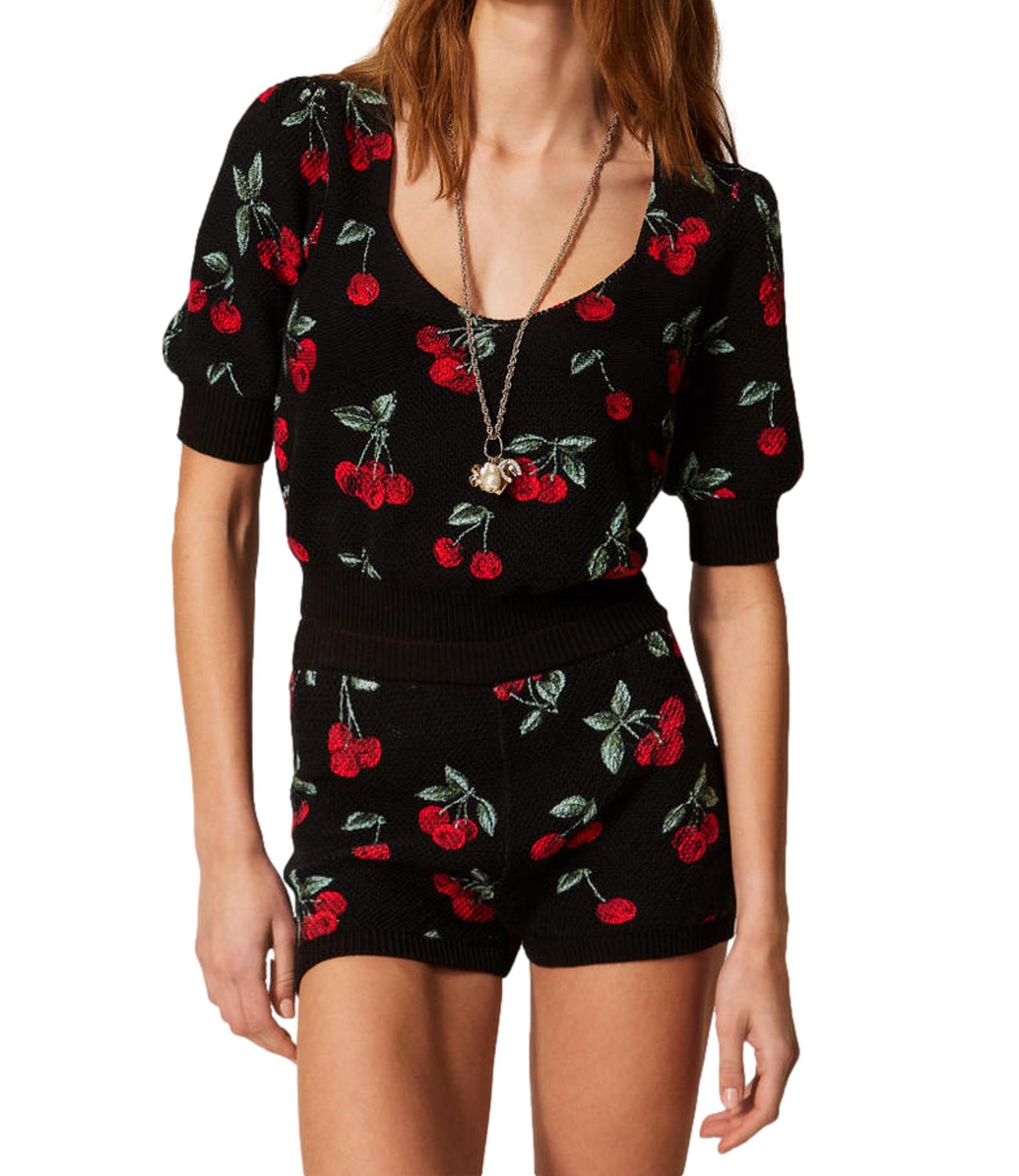TWIN SET maglia nera donna