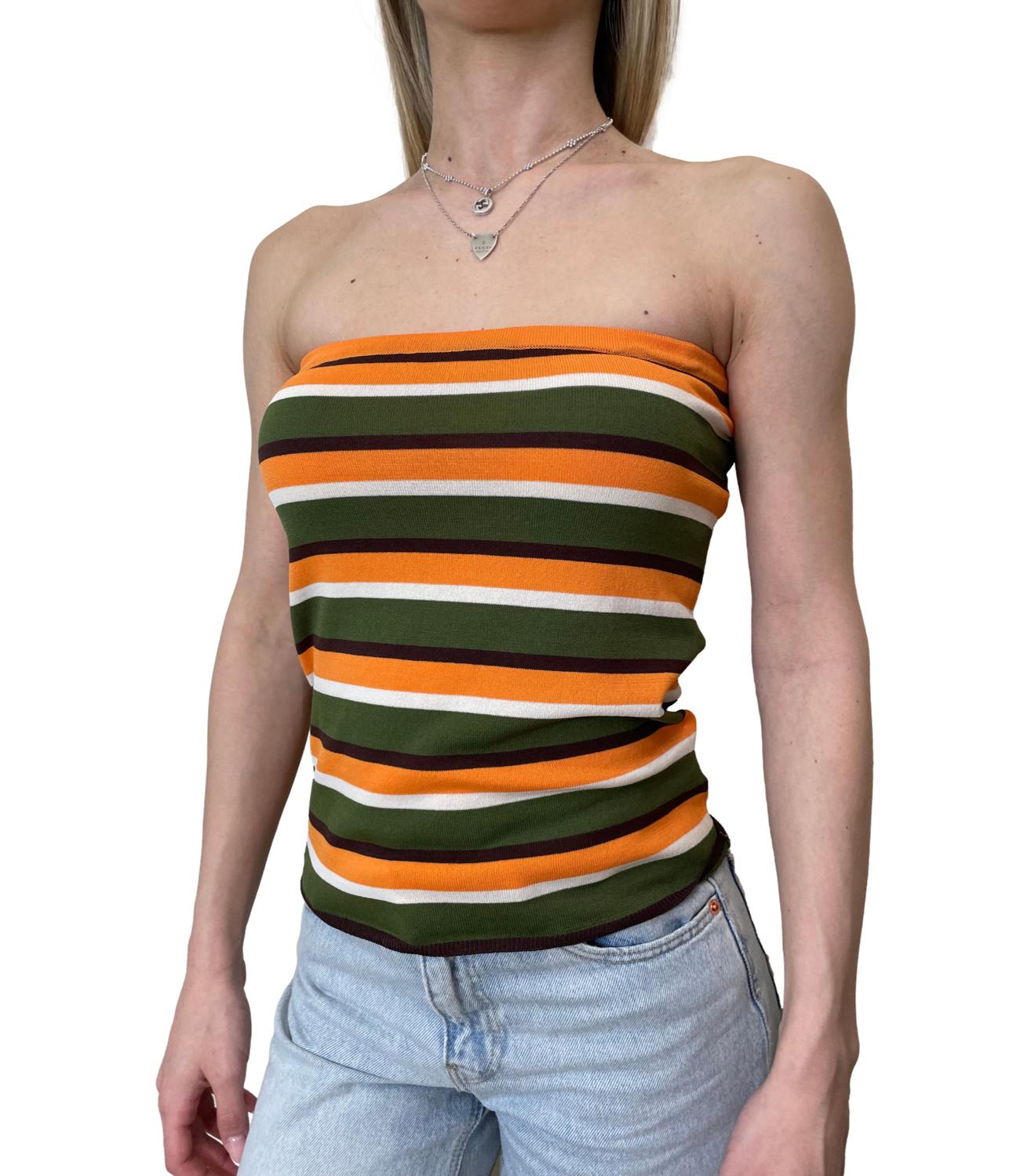 Vicolo Maglia Arancio Donna