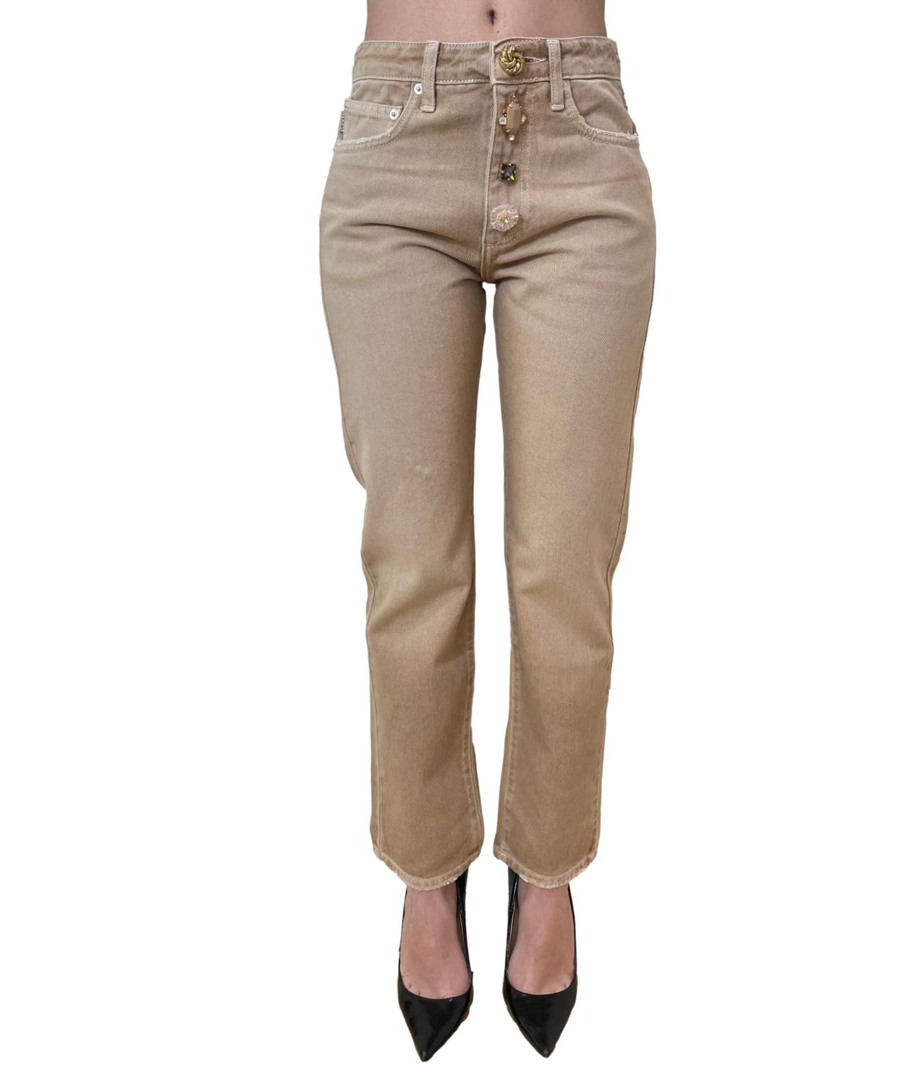 Vicolo Jeans Zoe Beige Donna