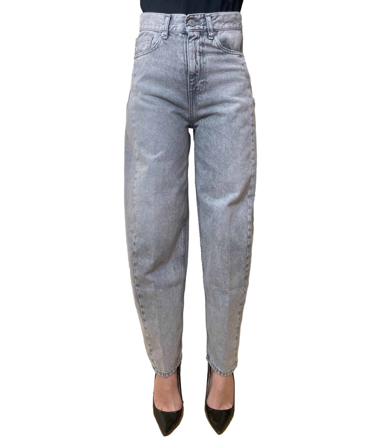 Vicolo Jeans Balloon Grigio Donna