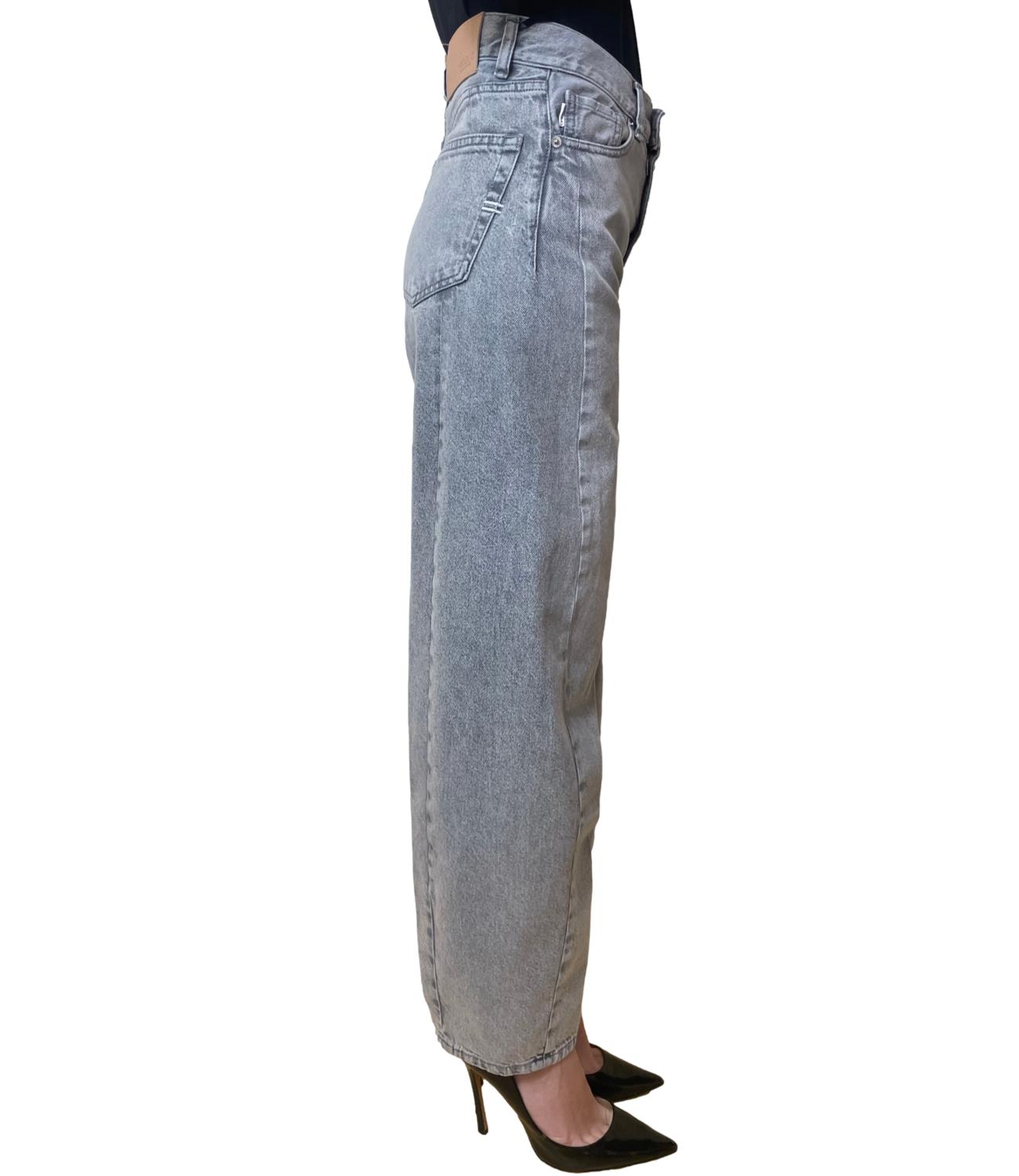 Vicolo Jeans Balloon Grigio Donna