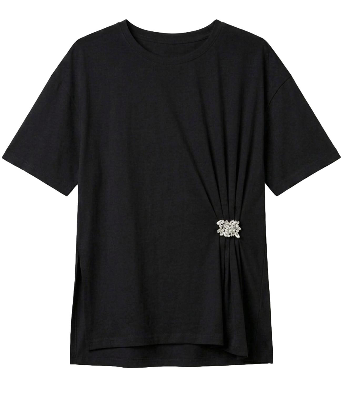 T-Shirt Vicolo RAB0977 Donna - Nero