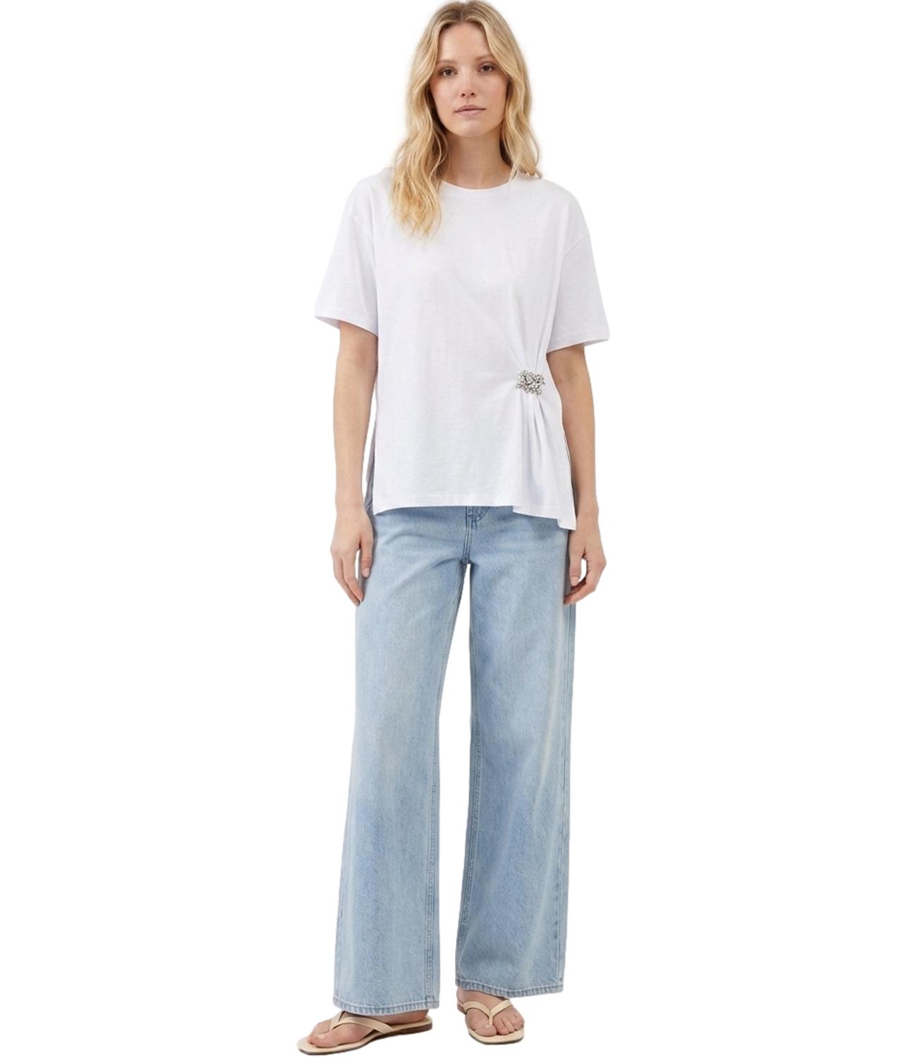 T-Shirt Vicolo RAB0977 Donna - Bianco