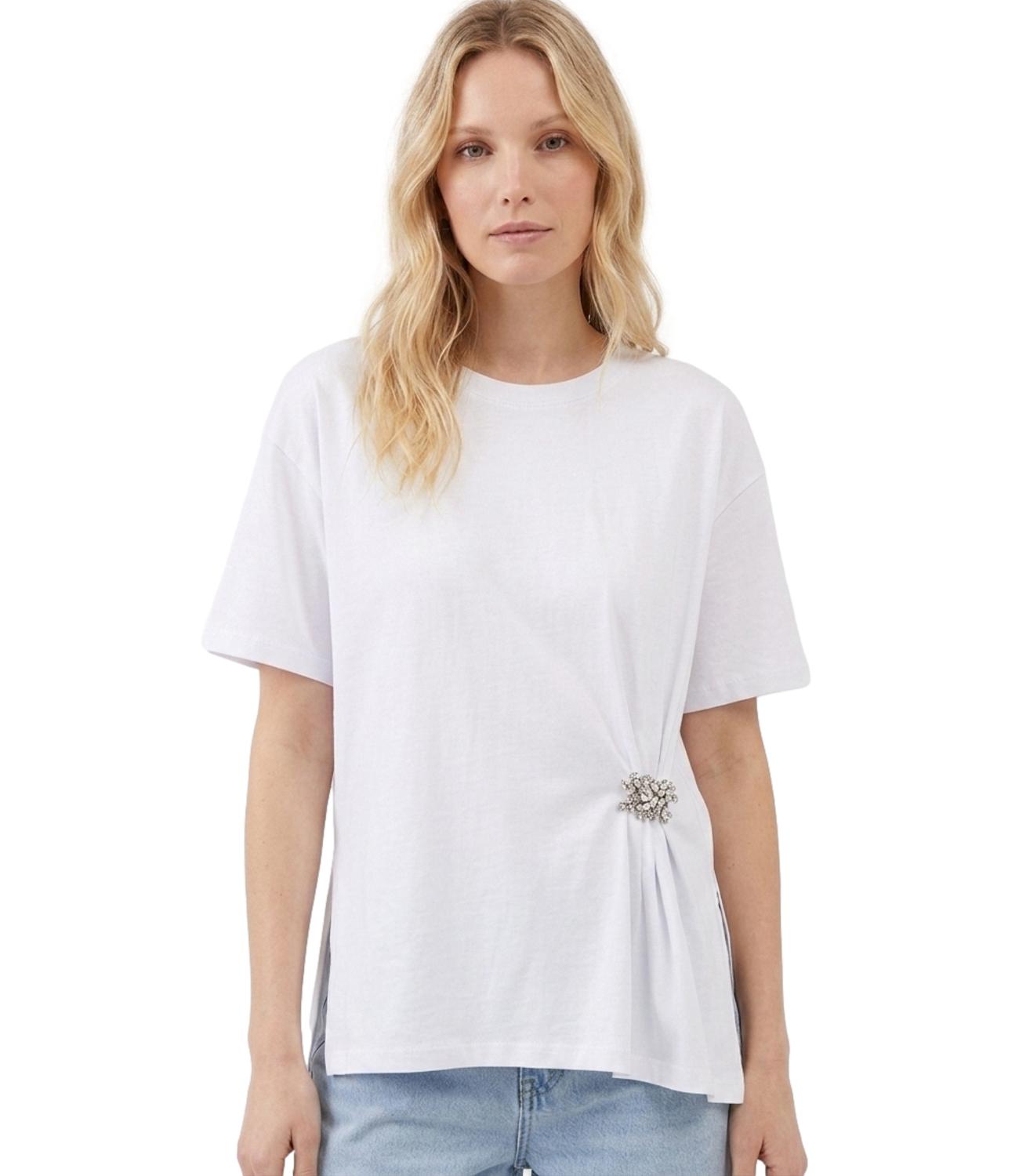 T-Shirt Vicolo RAB0977 Donna - Bianco