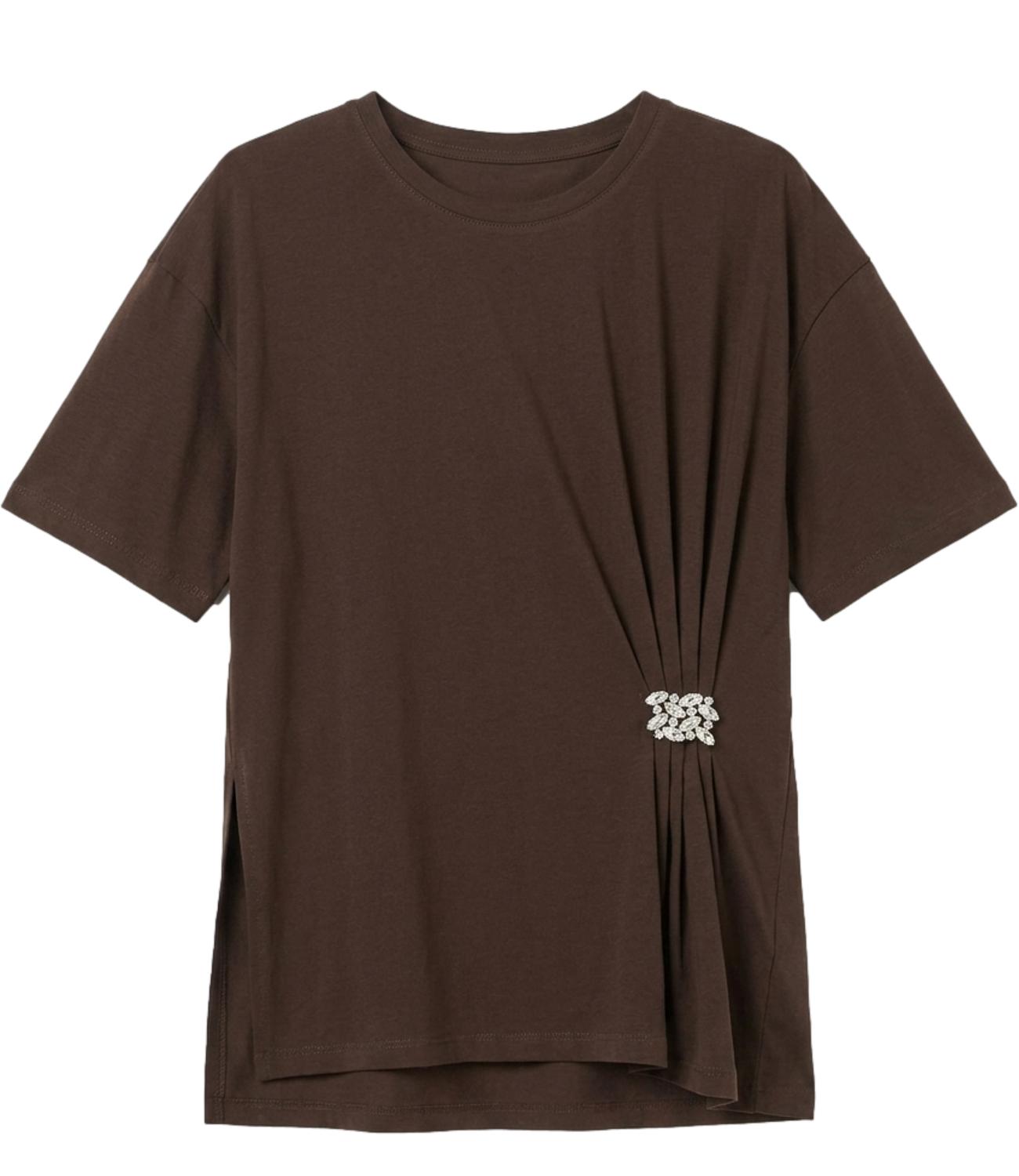 T-Shirt Vicolo RAB0977 Donna - Moro