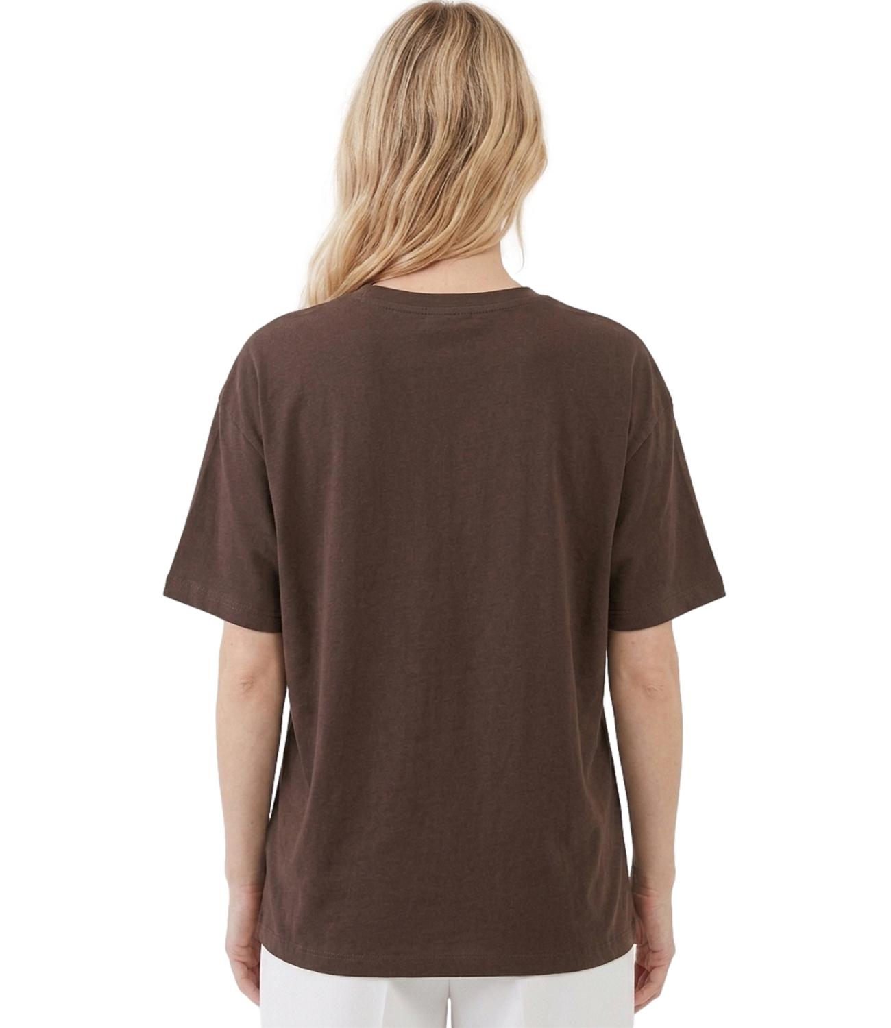 T-Shirt Vicolo RAB0977 Donna - Moro