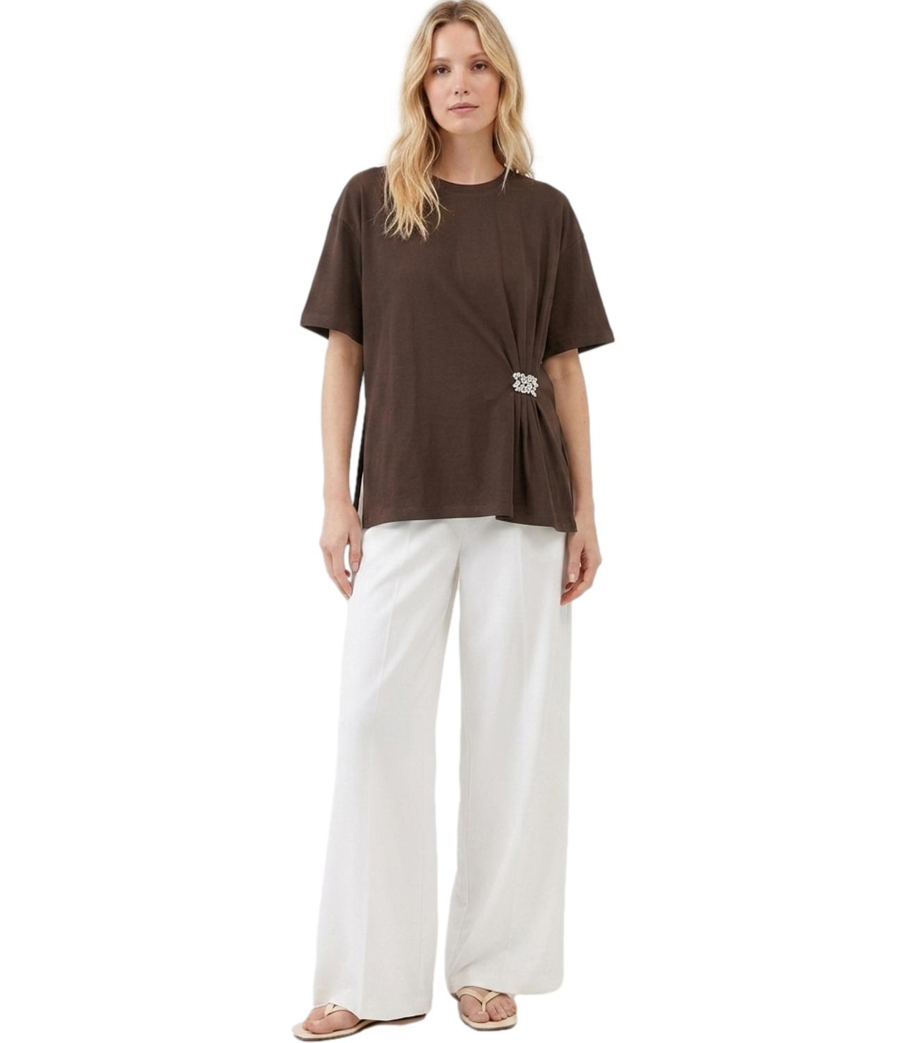 T-Shirt Vicolo RAB0977 Donna - Moro