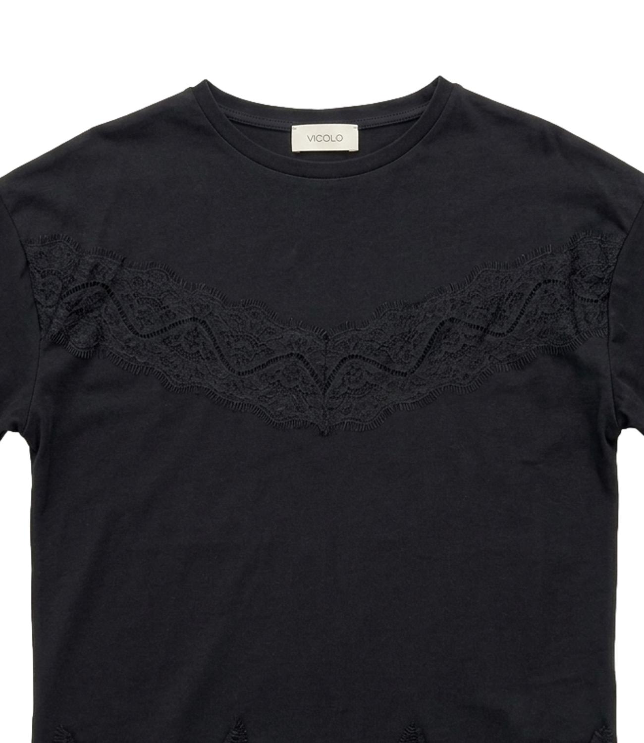 T-Shirt Vicolo RAB0979 Donna - Nero