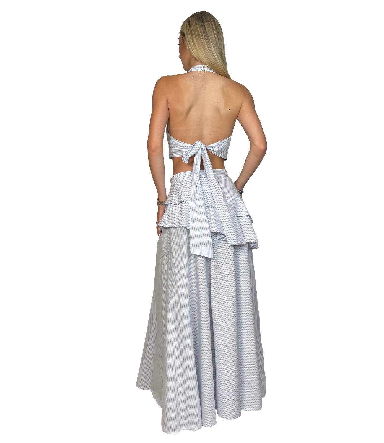 Gonna Vicolo RAB1065 Donna - Celeste