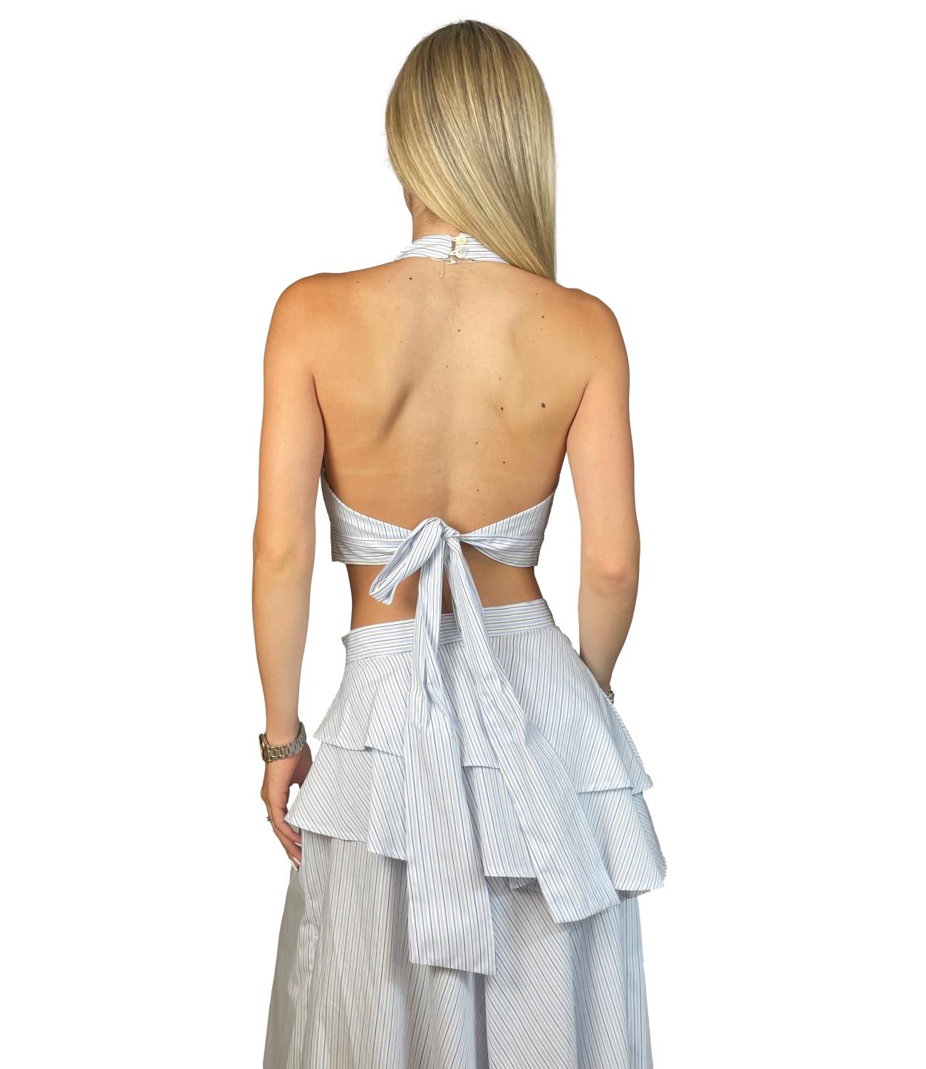 Gonna Vicolo RAB1065 Donna - Celeste
