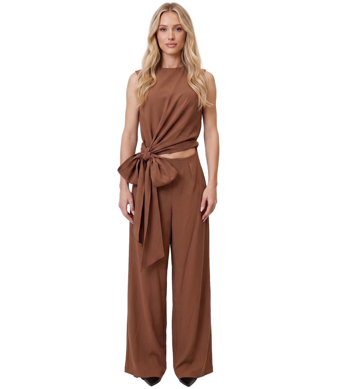Vicolo Tuta Marrone Donna