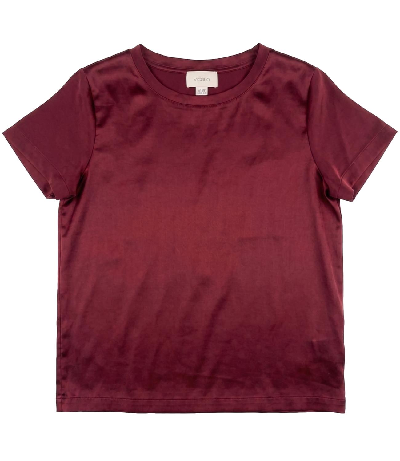 T-Shirt Vicolo TAB0083 Donna - Vino