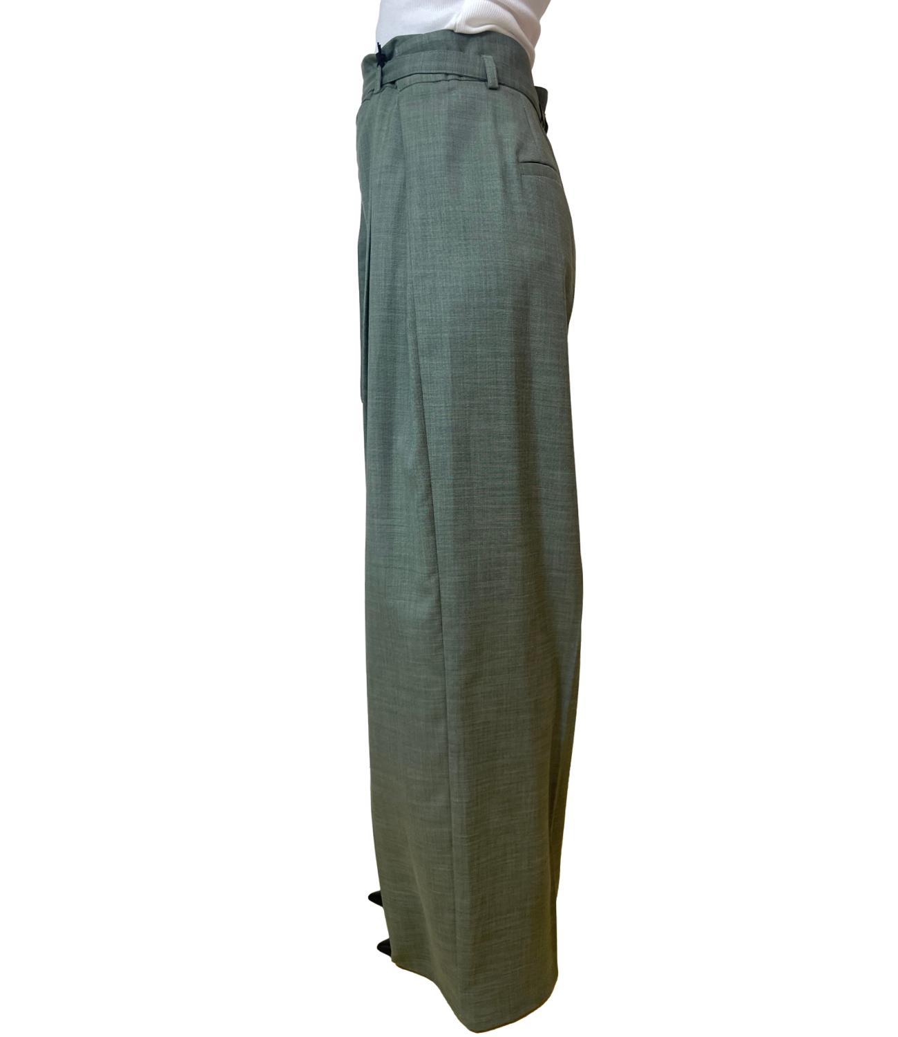 Vicolo Pantalone Verde Salvia Donna