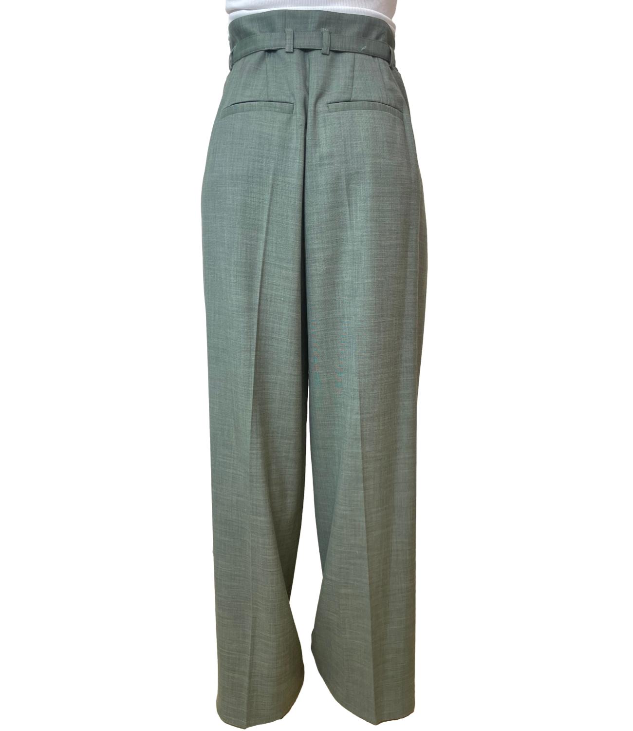 Vicolo Pantalone Verde Salvia Donna