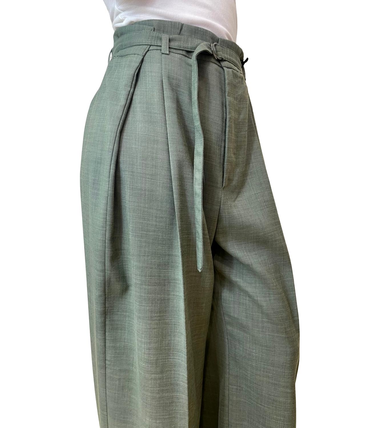 Vicolo Pantalone Verde Salvia Donna