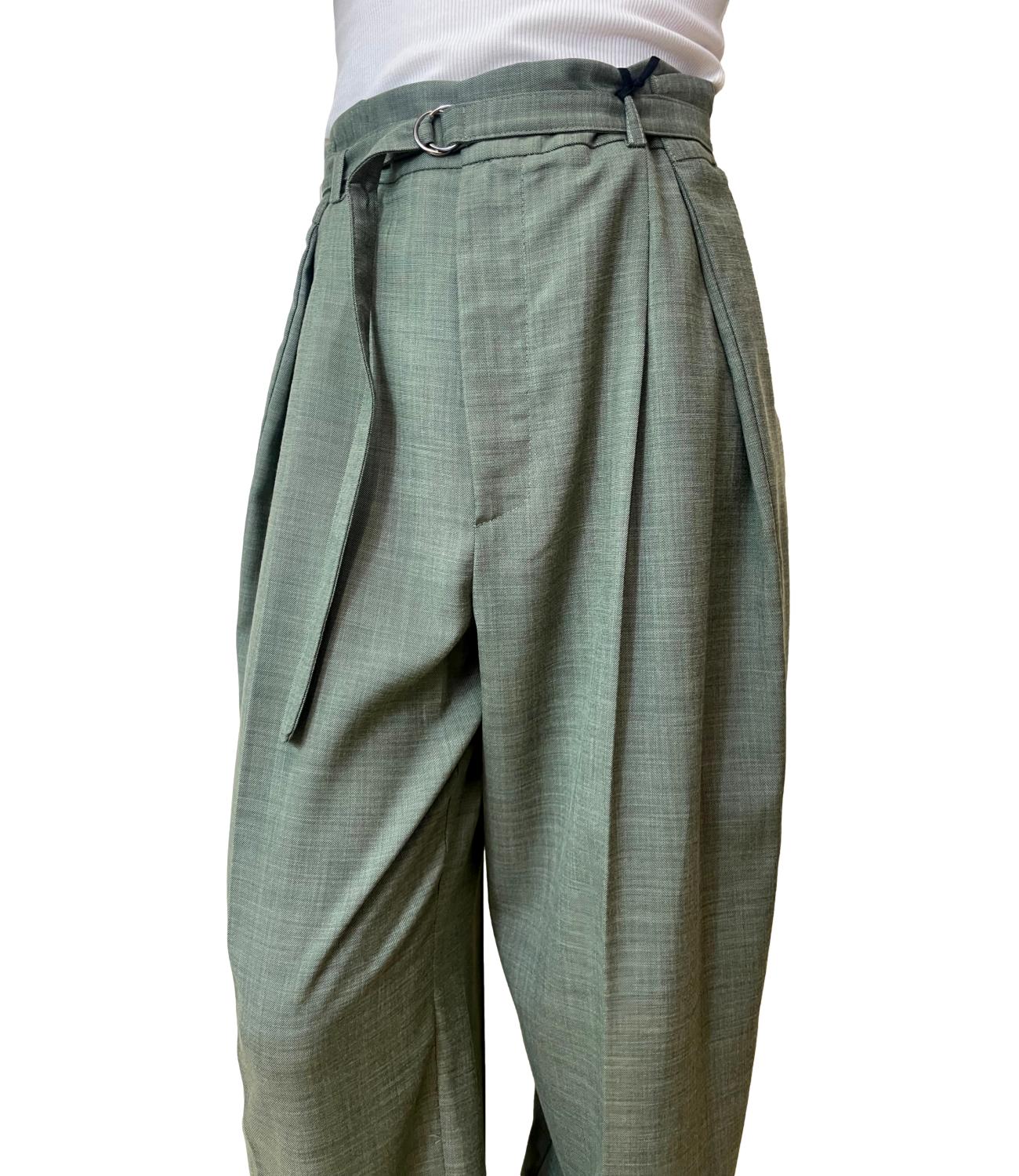 Vicolo Pantalone Verde Salvia Donna