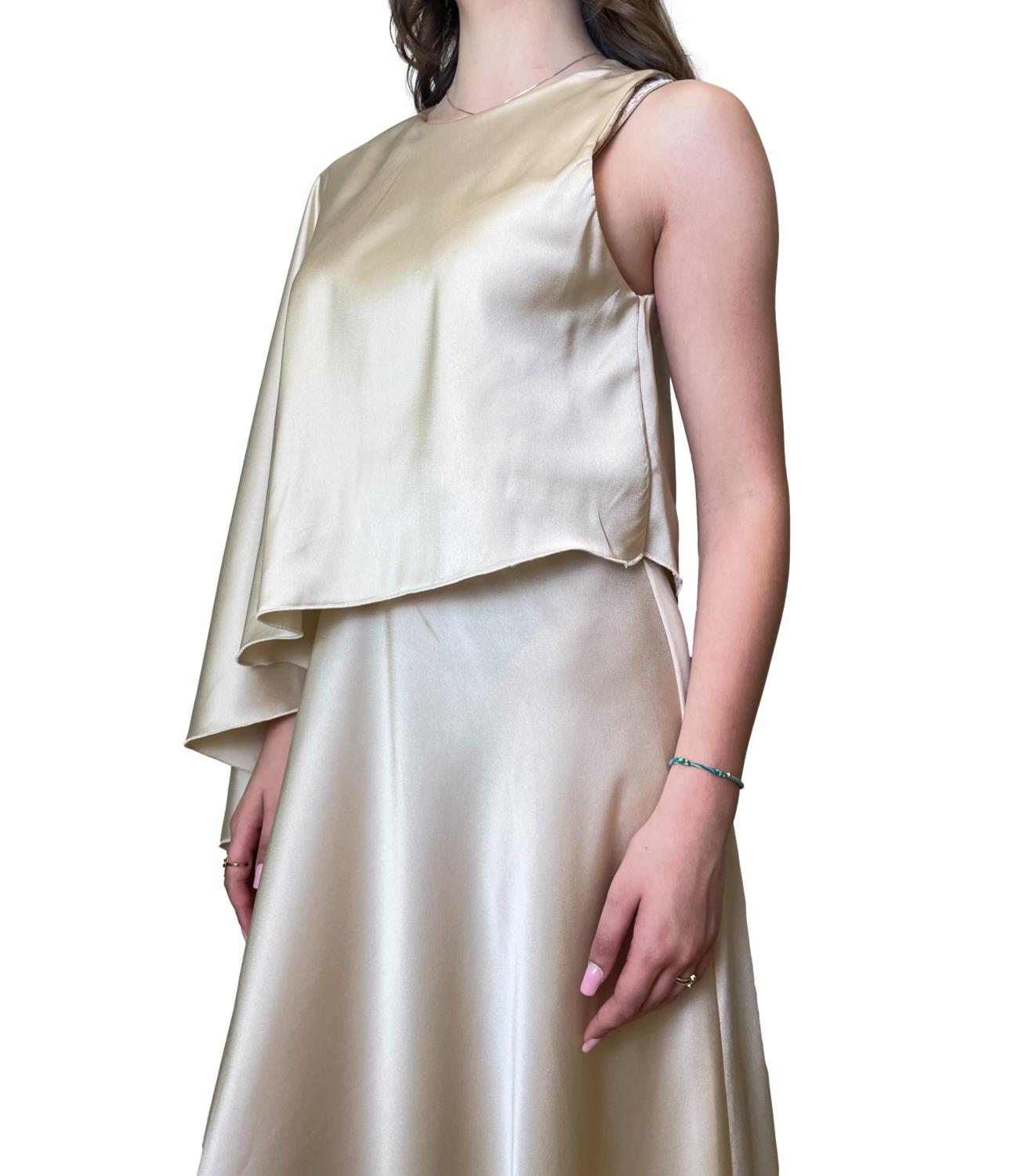 Vicolo Abito Beige Donna