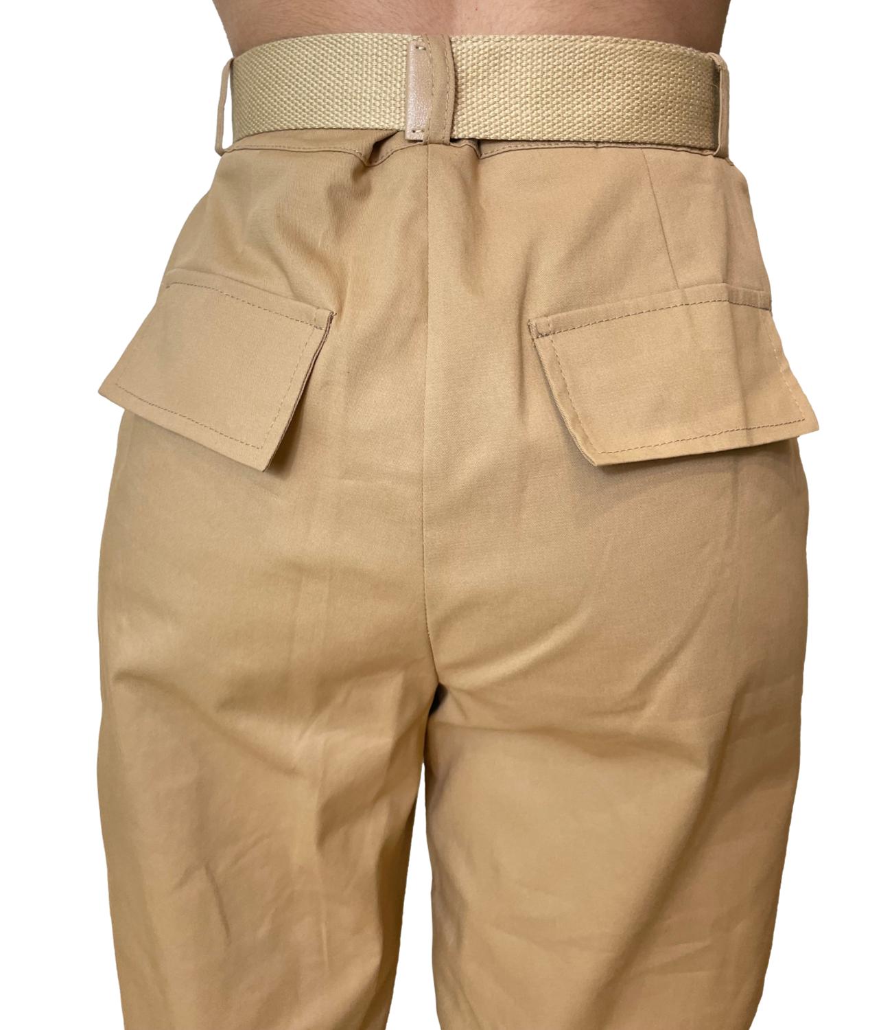 Vicolo Pantalone Cammello Donna