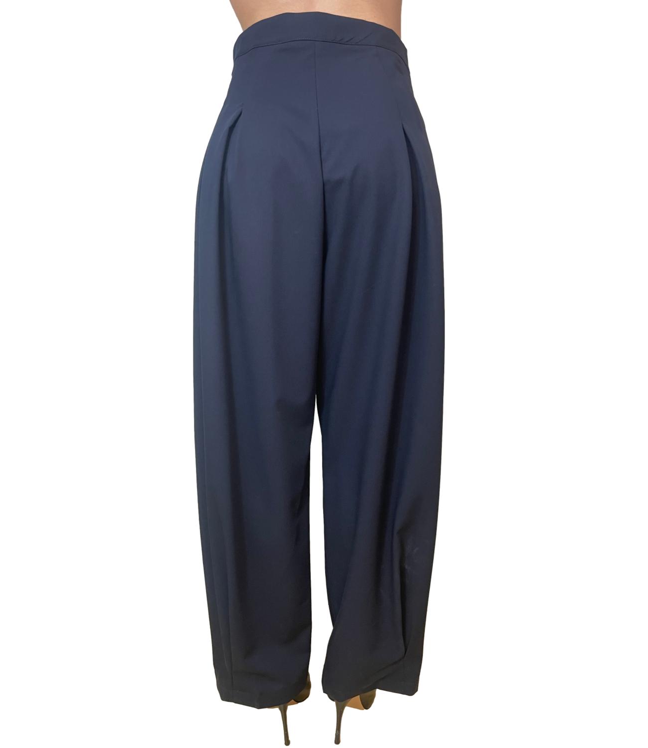 Vicolo Pantalone Balloon Blu Donna