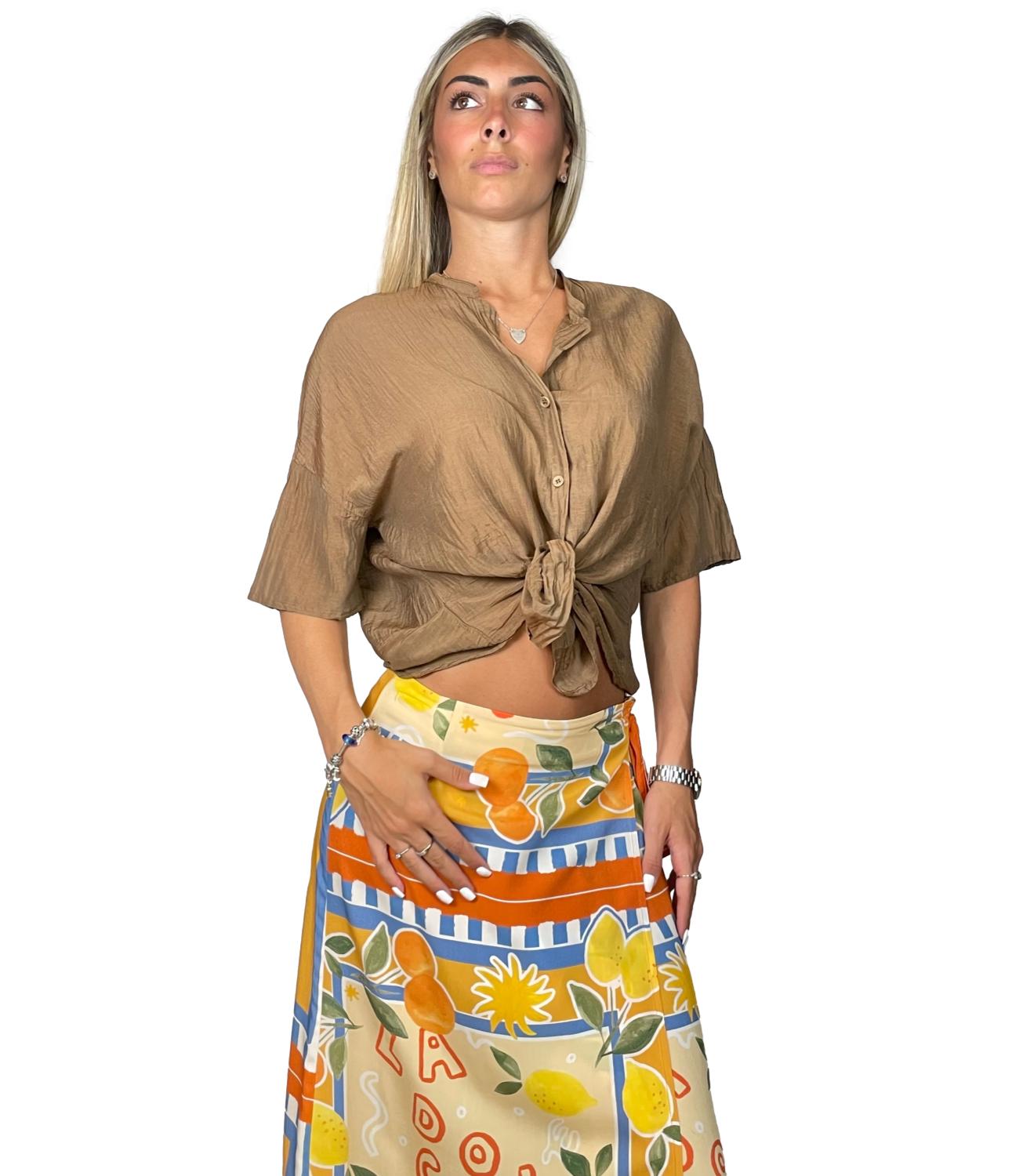 Top Vicolo TAB0670 Donna - Marrone