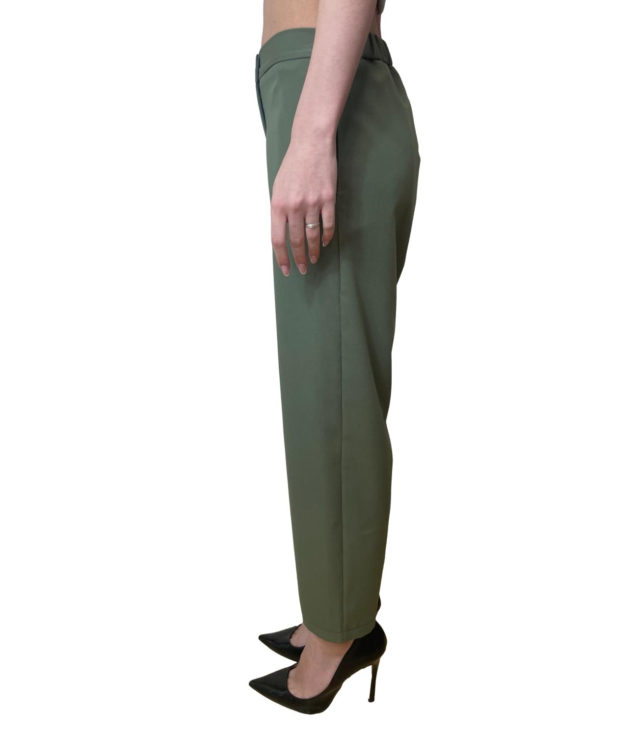 VICOLO pantalone verde donna