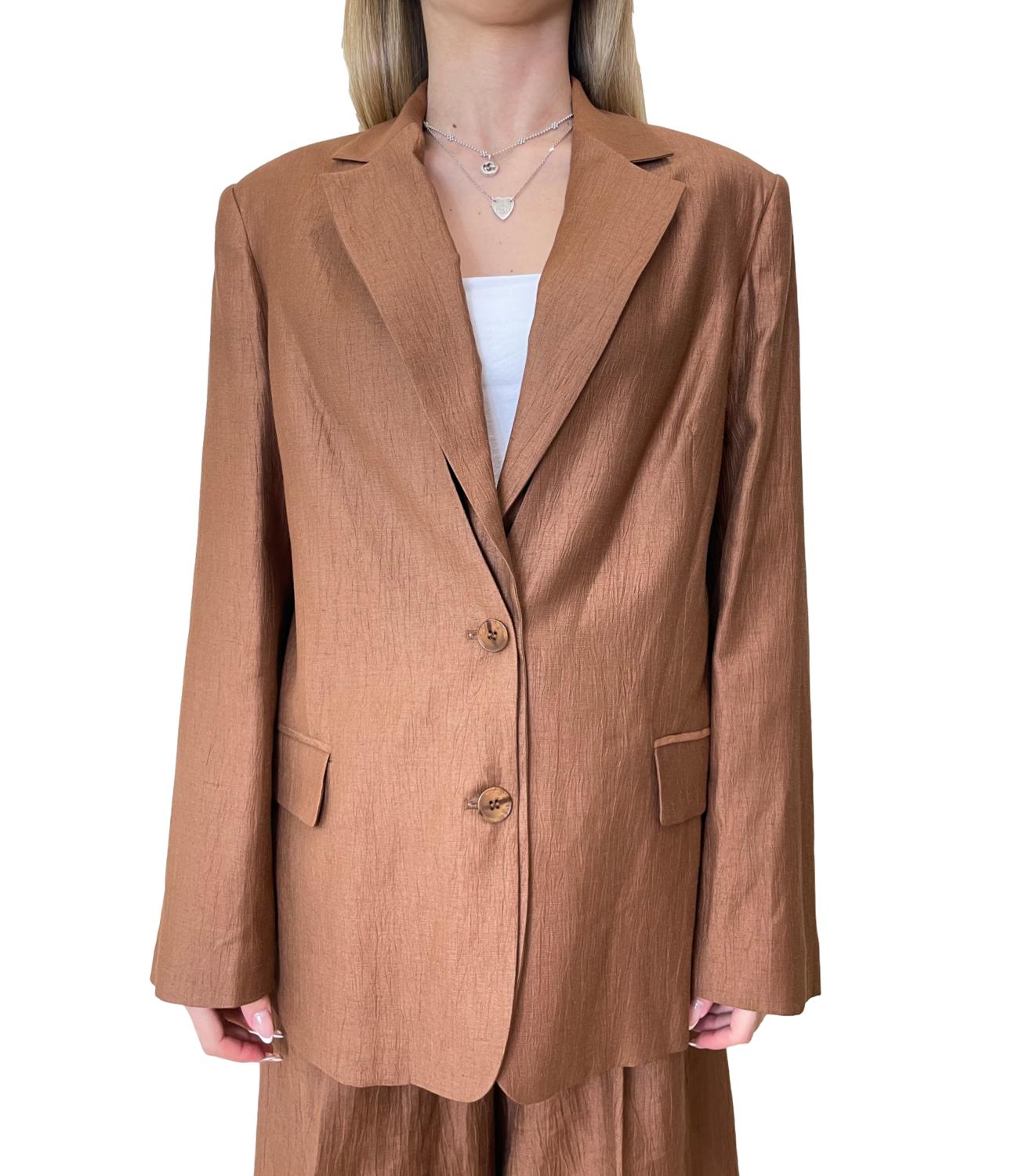 Vicolo Giacca Marrone Donna