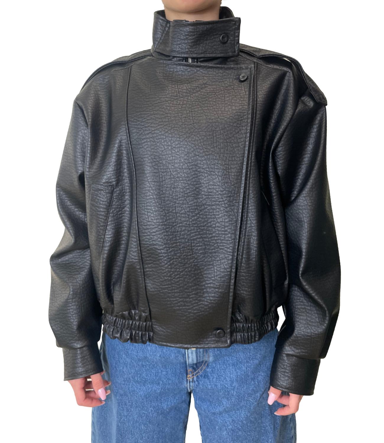 Vicolo Giacca Bomber Nero Donna