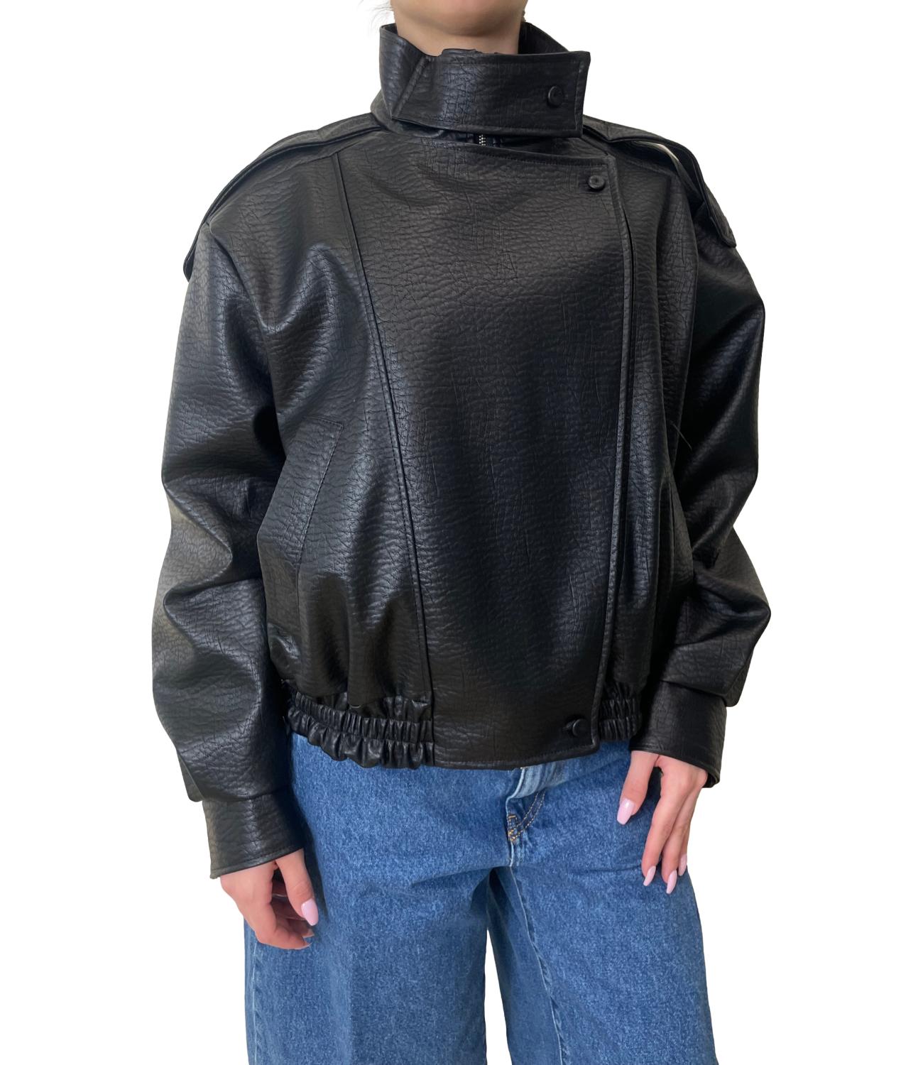 Vicolo Giacca Bomber Nero Donna