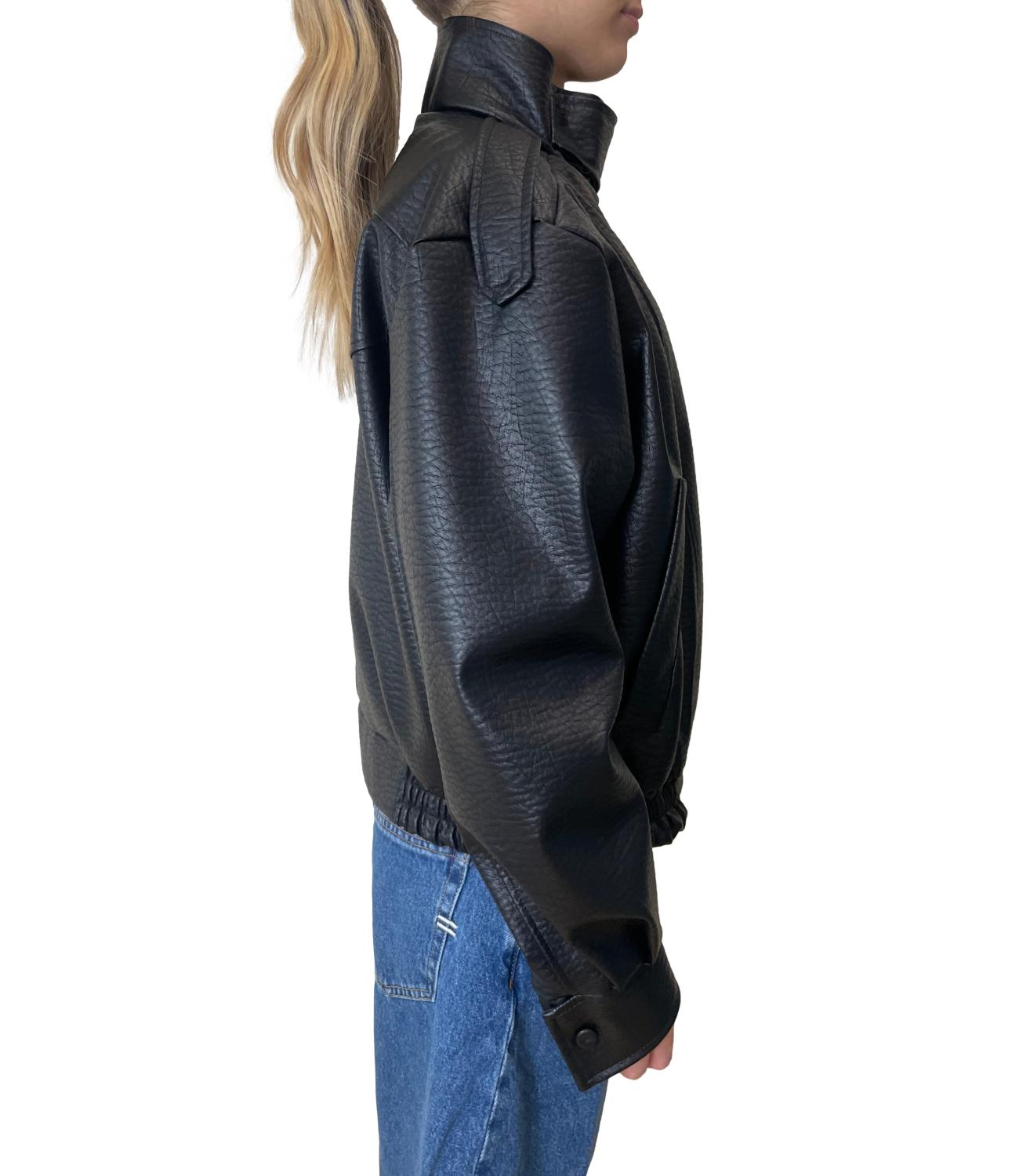 Vicolo Giacca Bomber Nero Donna