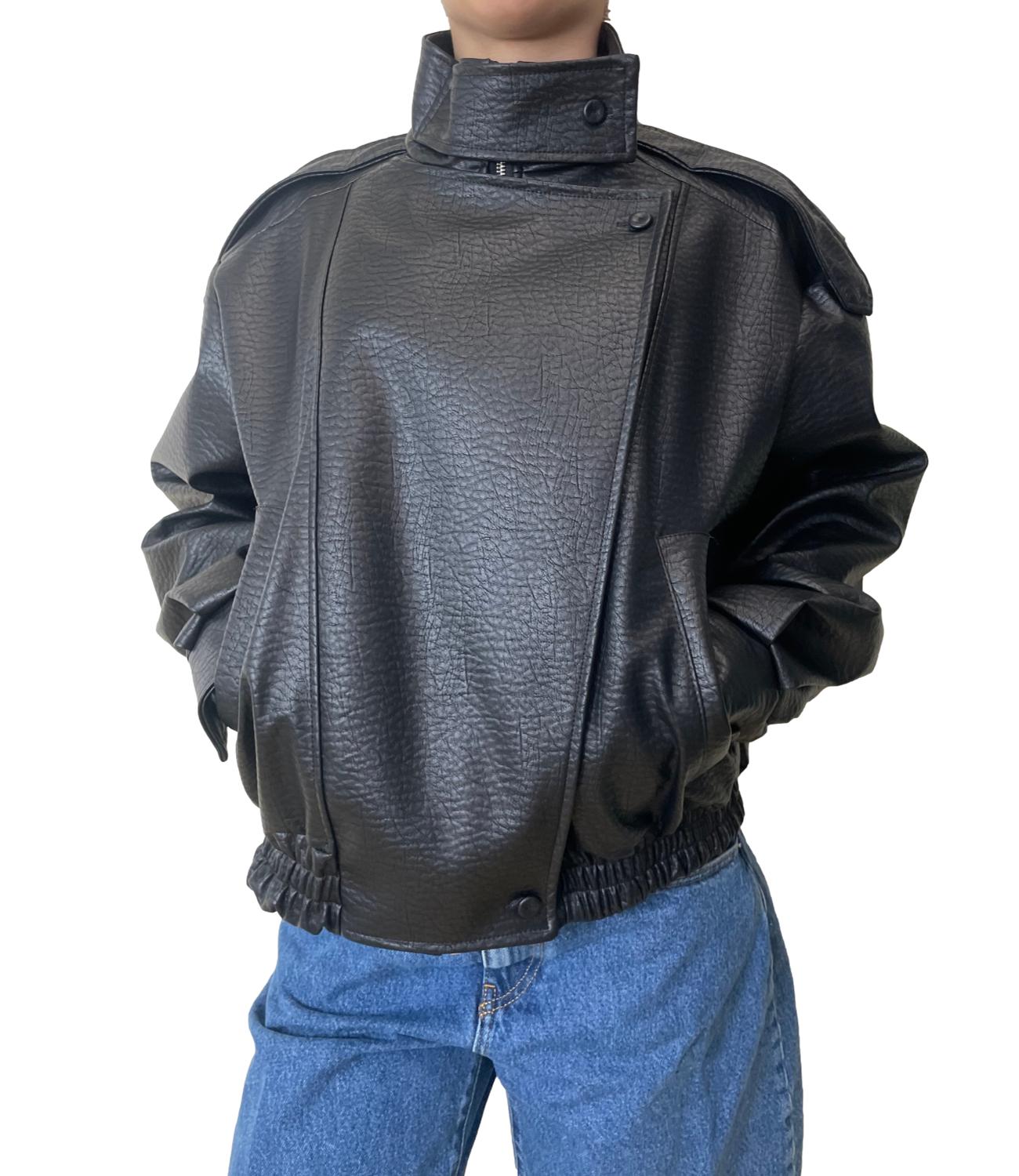 Vicolo Giacca Bomber Nero Donna