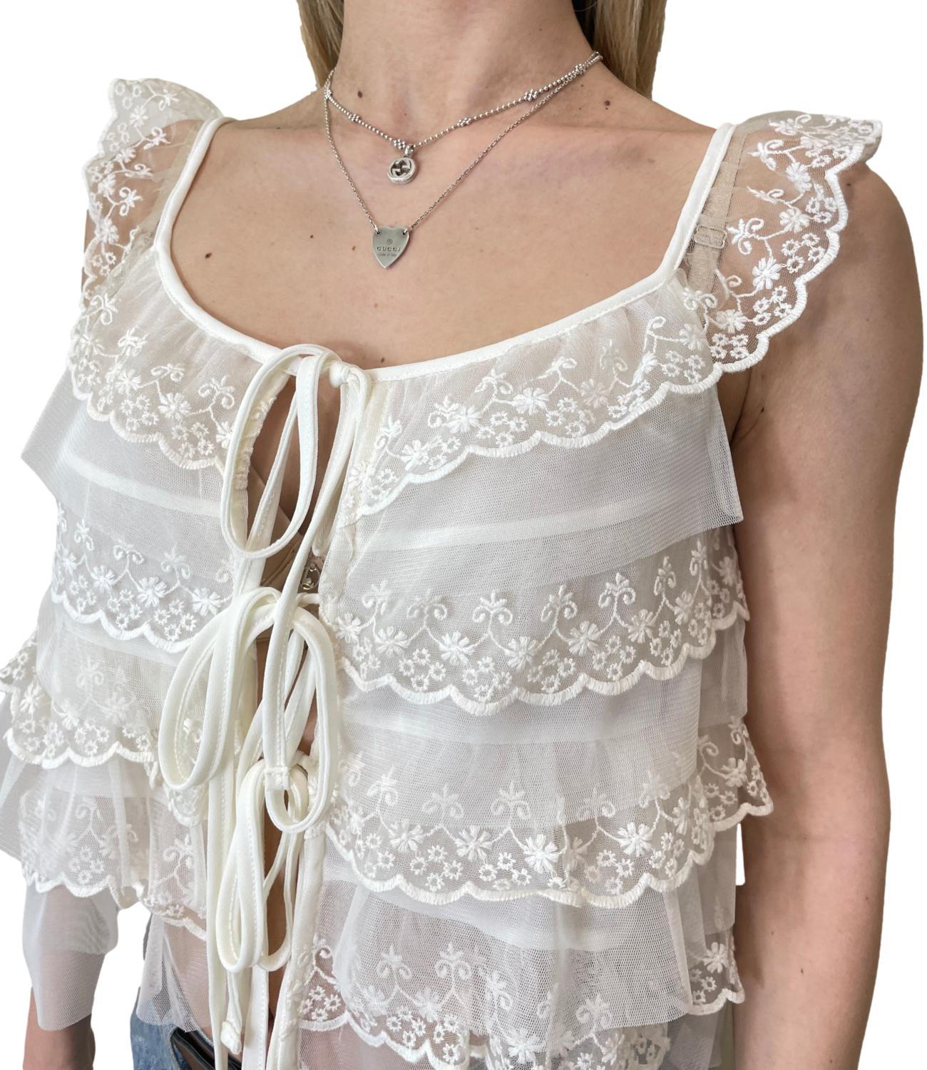 Vicolo Top Bianco Donna