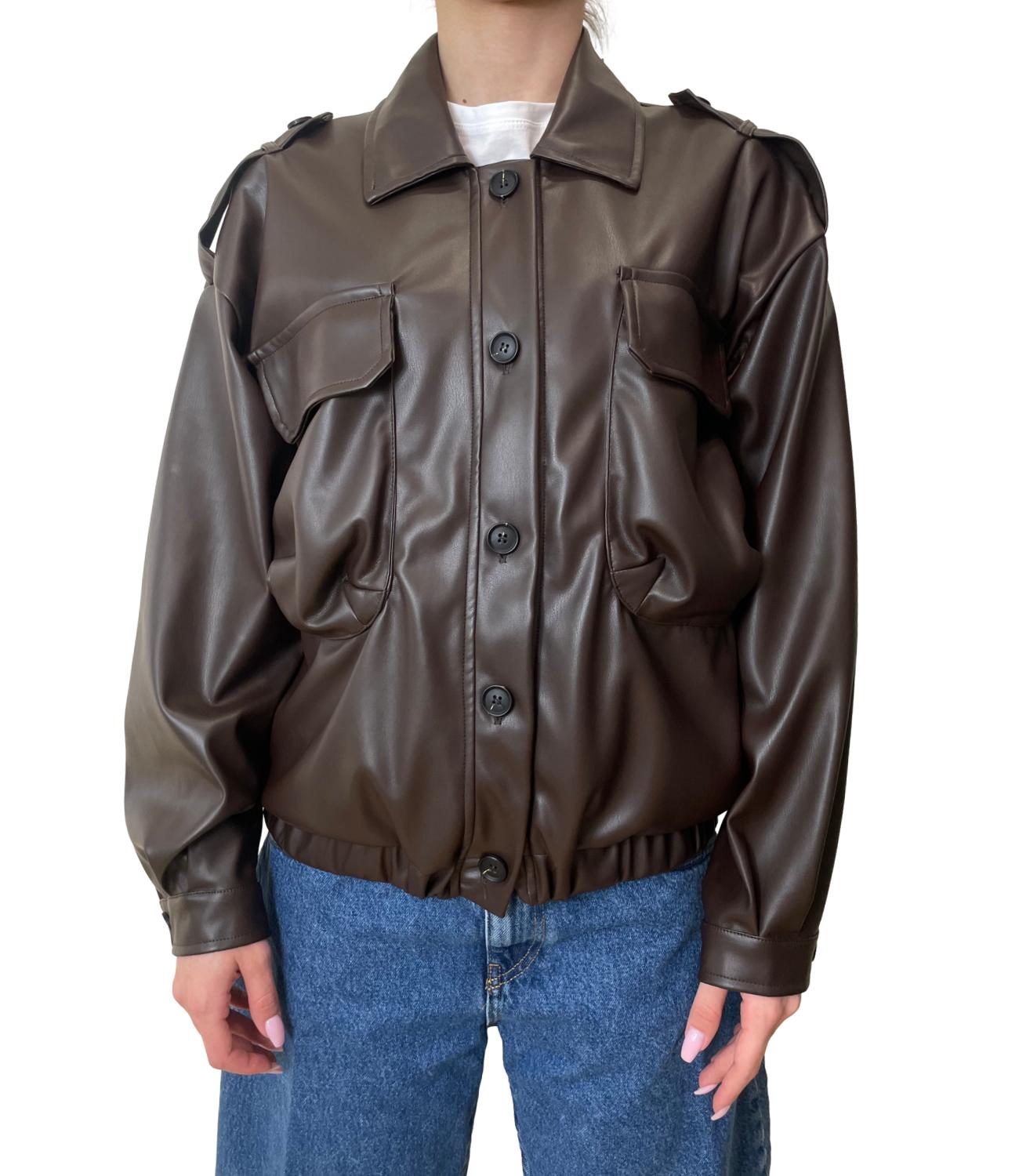Vicolo Giacca Bomber Moro Donna