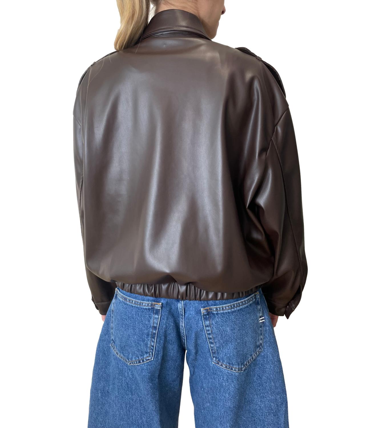 Vicolo Giacca Bomber Moro Donna