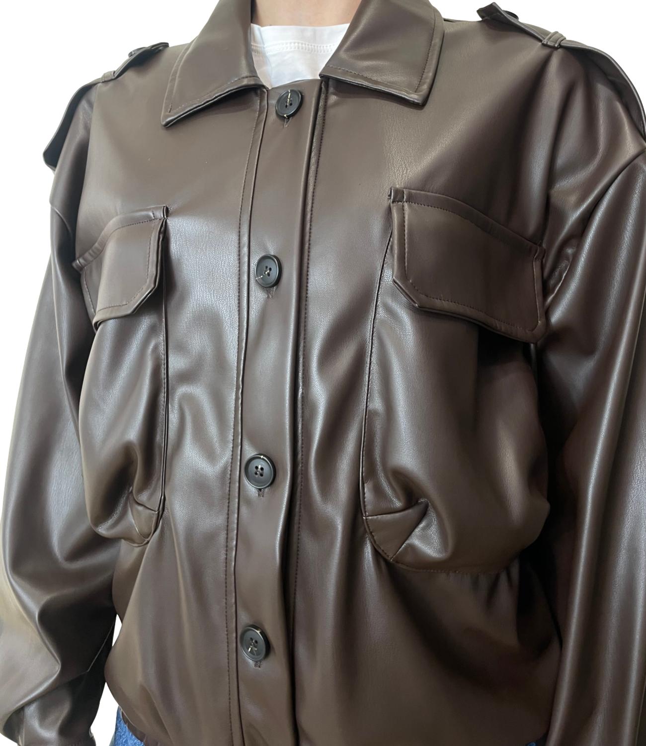 Vicolo Giacca Bomber Moro Donna