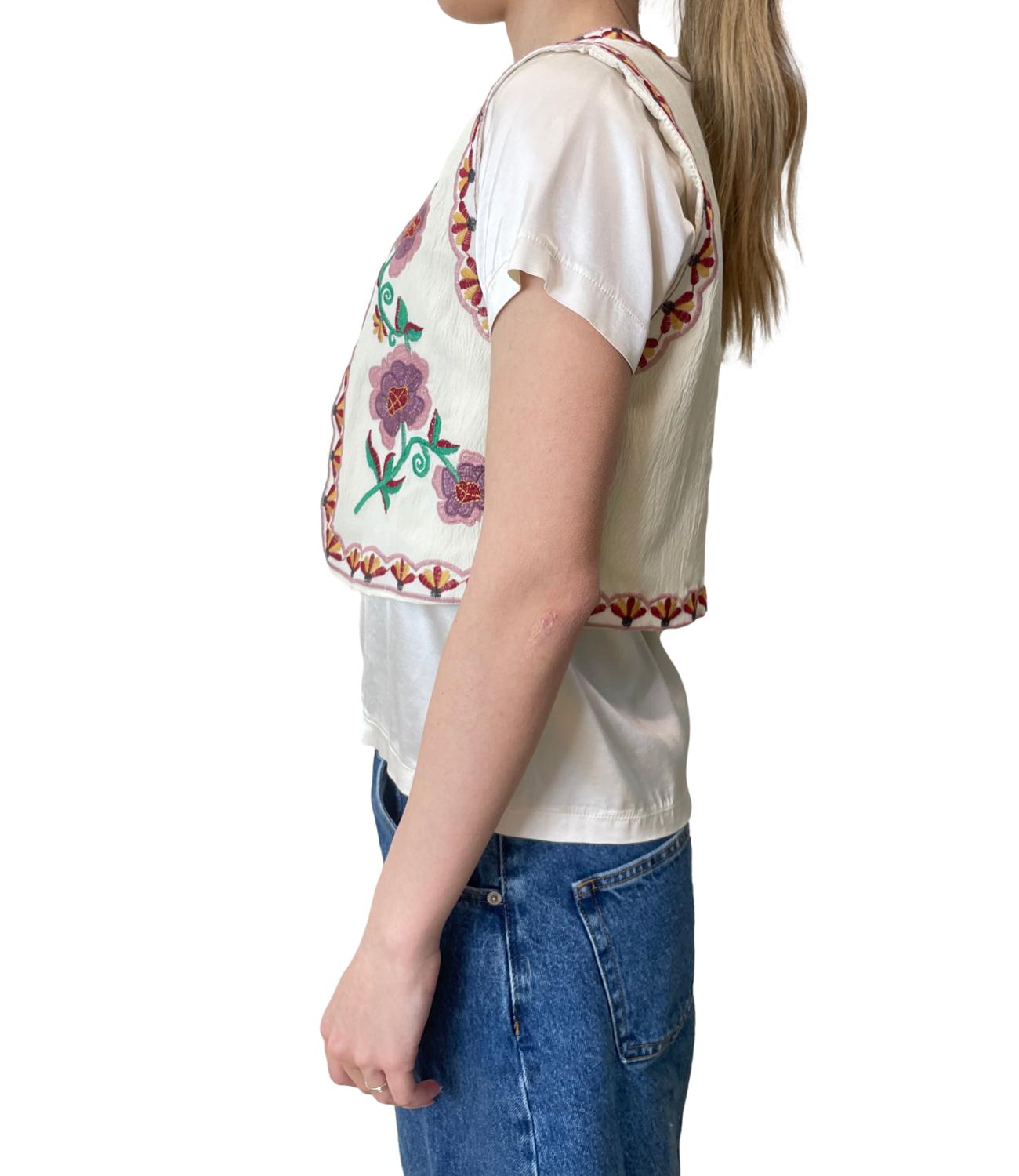 Vicolo Giacca Gilet Beige Donna