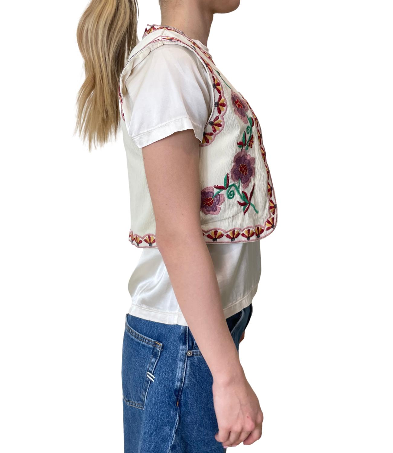 Vicolo Giacca Gilet Beige Donna