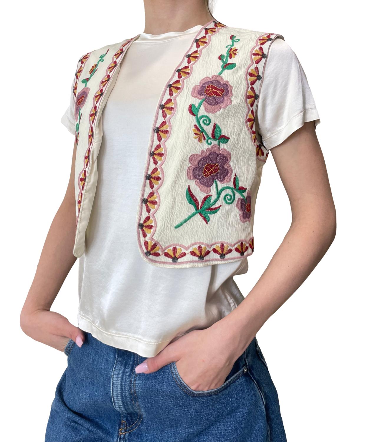 Vicolo Giacca Gilet Beige Donna