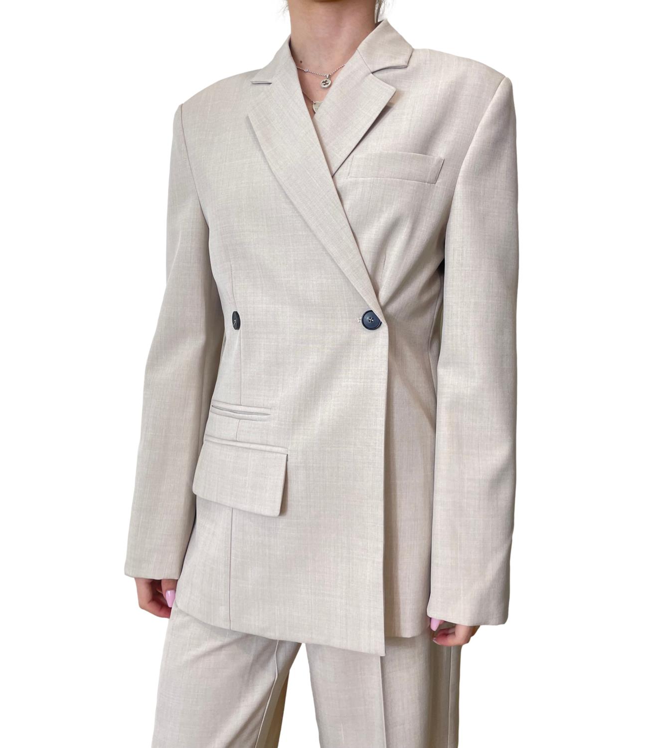 Vicolo Giacca Beige Donna