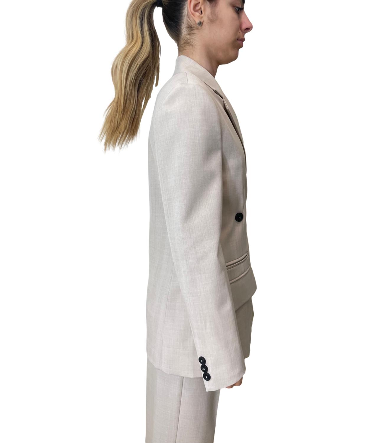 Vicolo Giacca Beige Donna