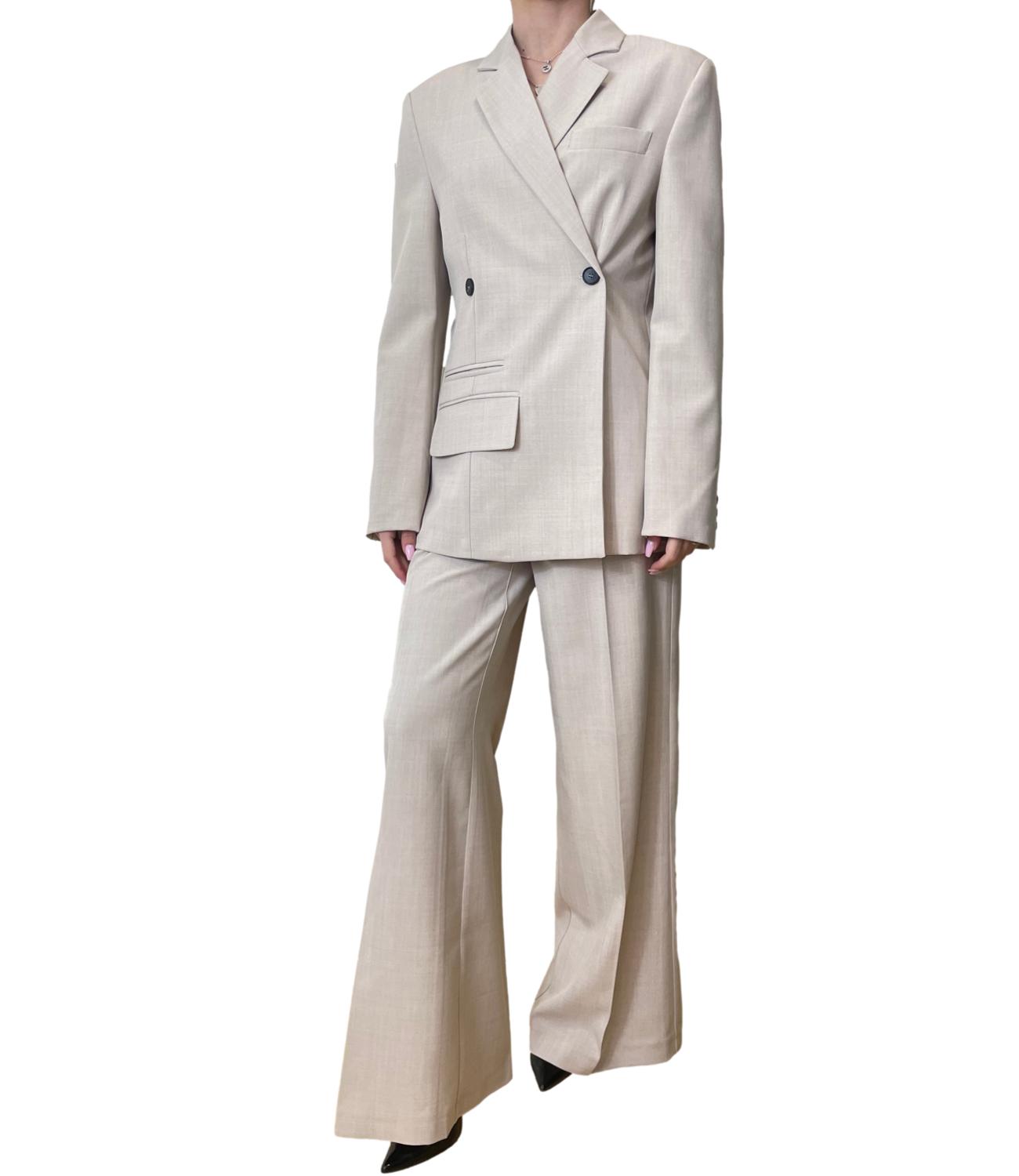Vicolo Pantalone Palazzo Beige Donna