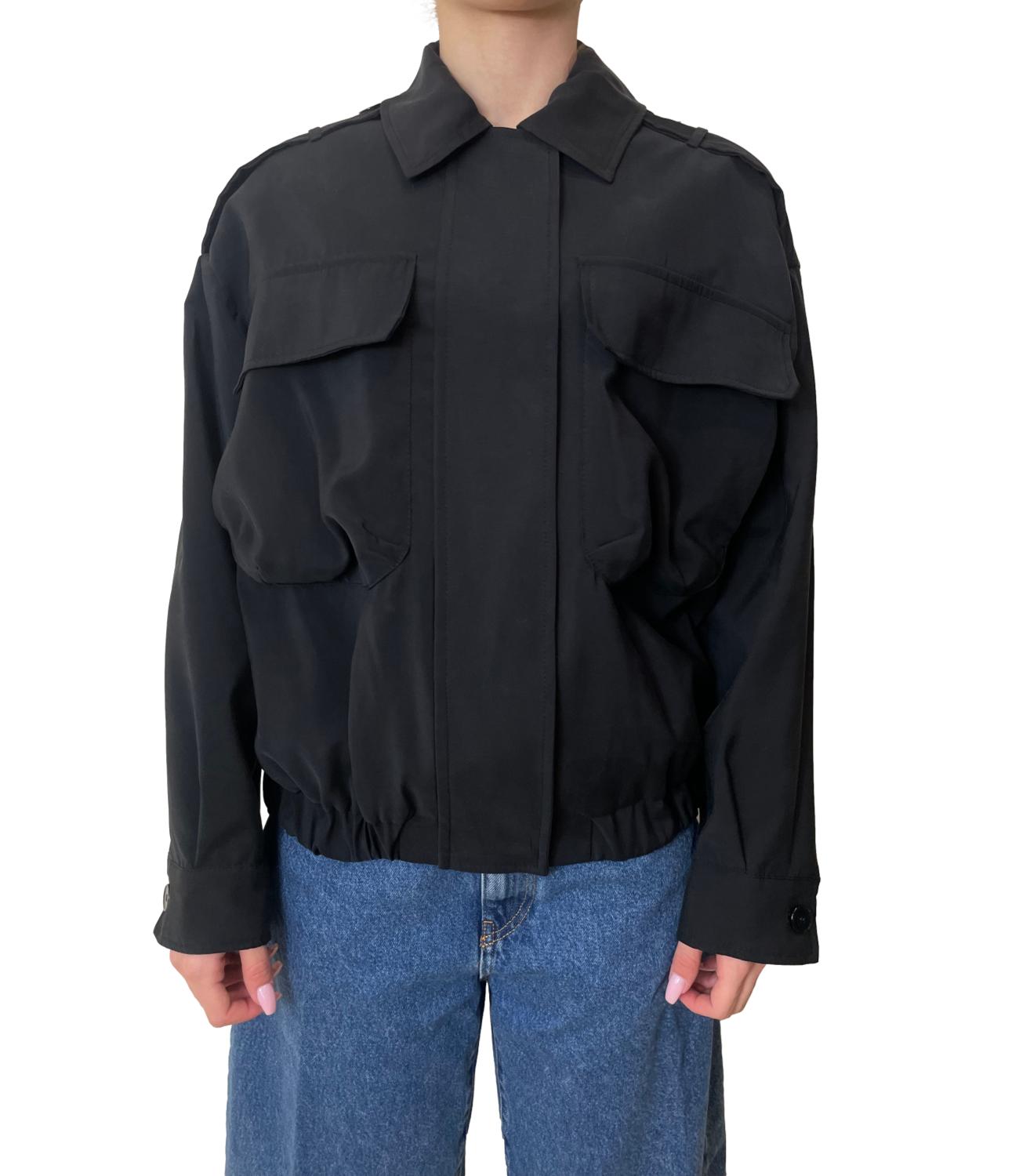 Vicolo Giacca Bomber Nero Donna