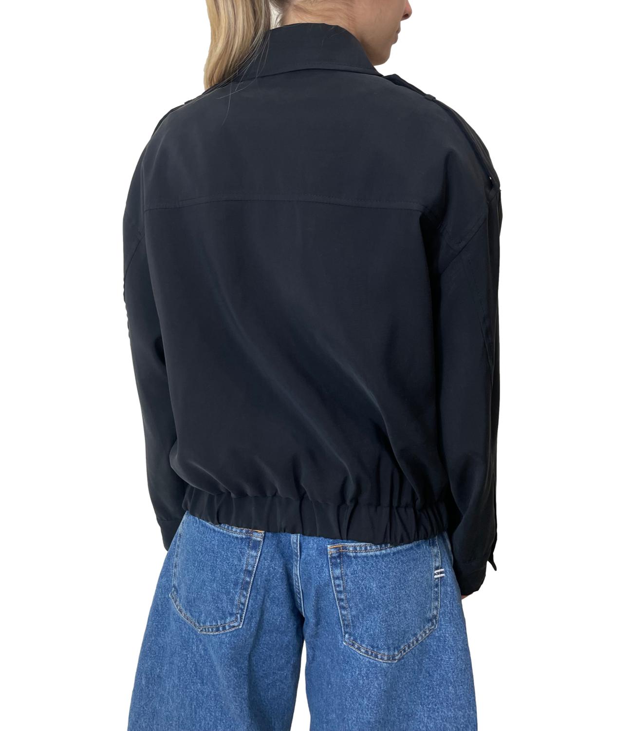 Vicolo Giacca Bomber Nero Donna