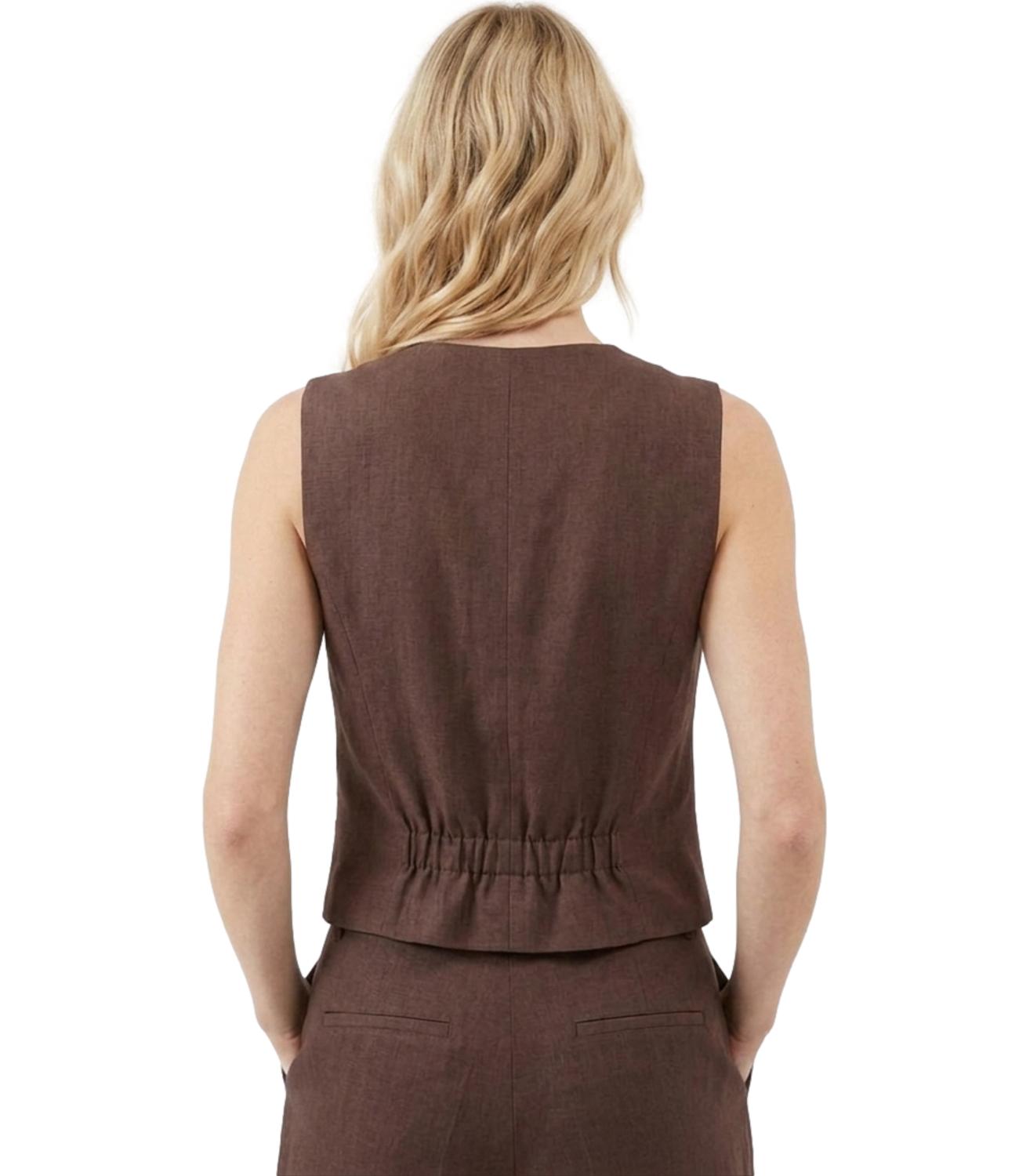 Gilet Vicolo TAB1625 Donna - Moro