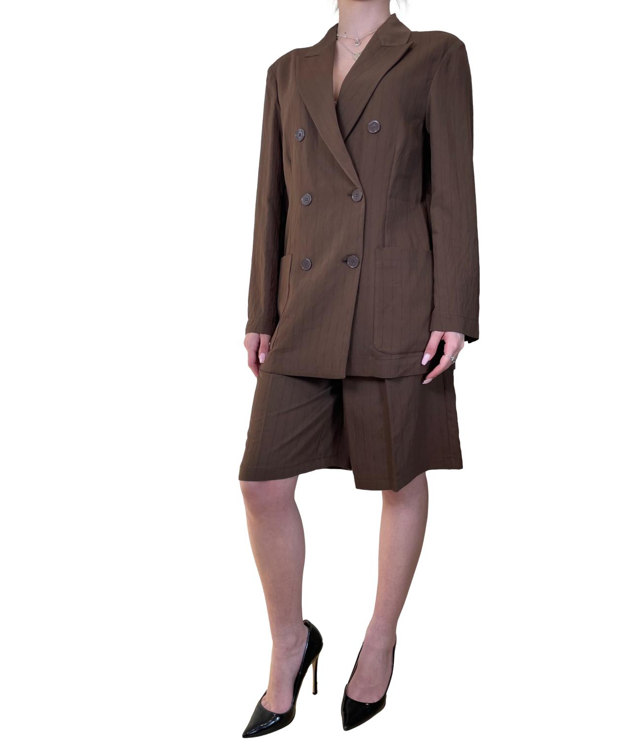 VICOLO giacca doppiopetto moro donna
